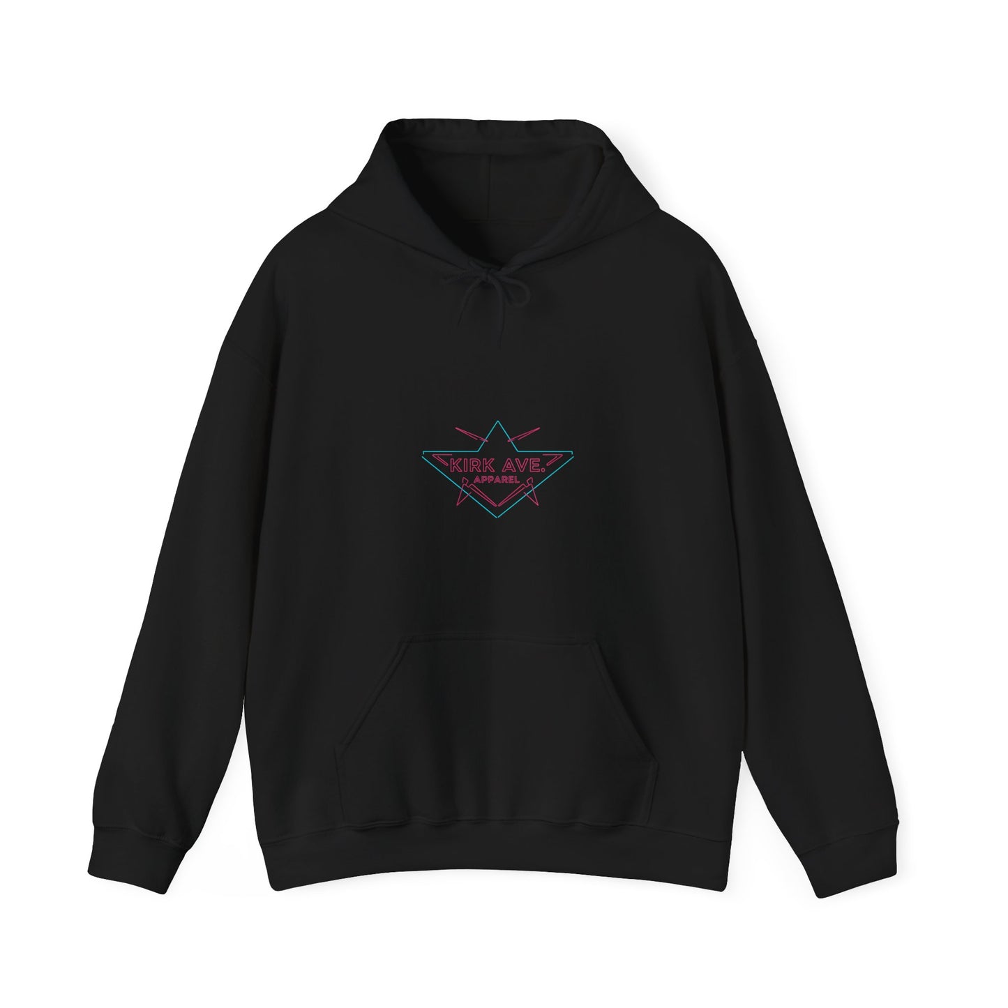 Neon 80s anti nephilim nightclub hoodie (unisex), Kirk Ave. Apparel