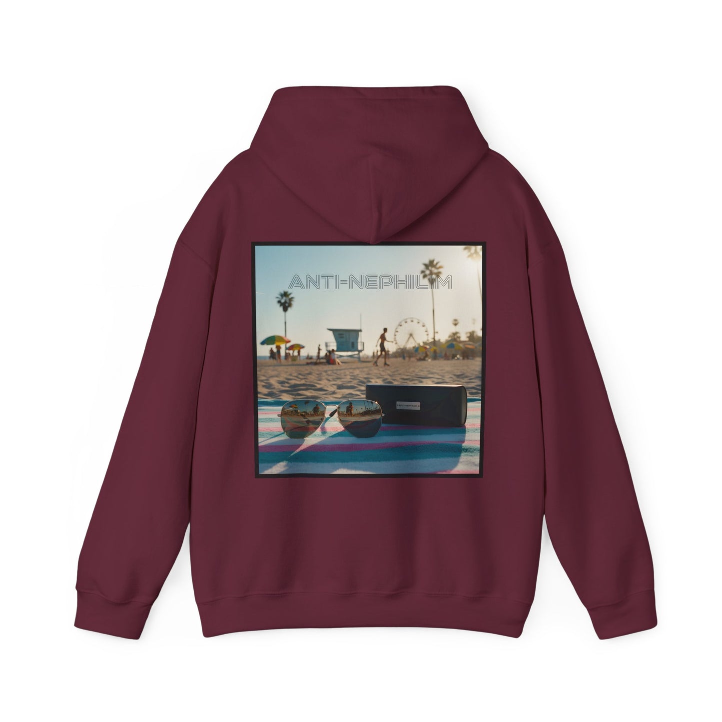 Beach shades anti nephilim hoodie, Kirk Ave. Apparel