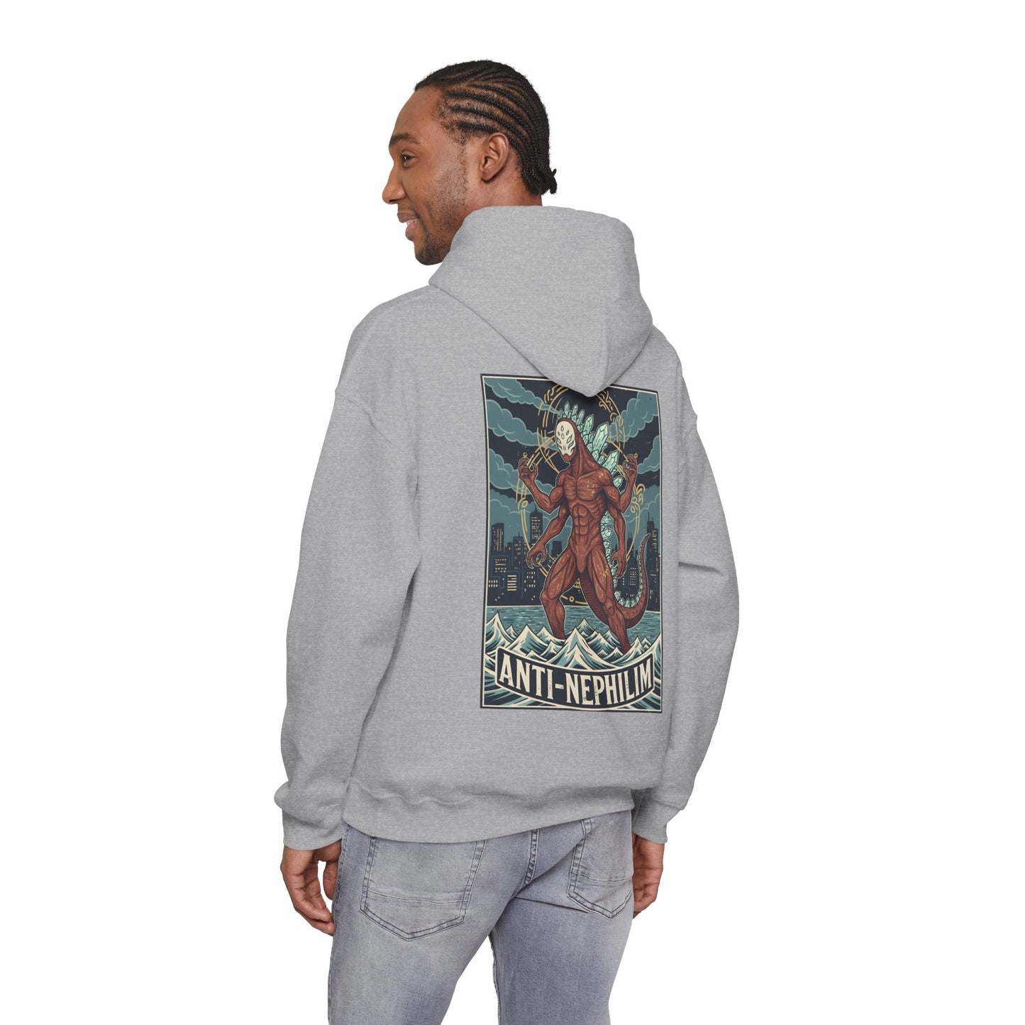 Kaiju anti nephilim hoodie (unisex), Kirk Ave. Apparel