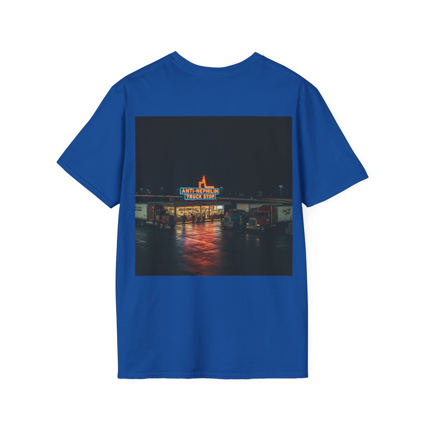 Retro truck stop anti nephilim t shirt (unisex), Kirk Ave. Apparel