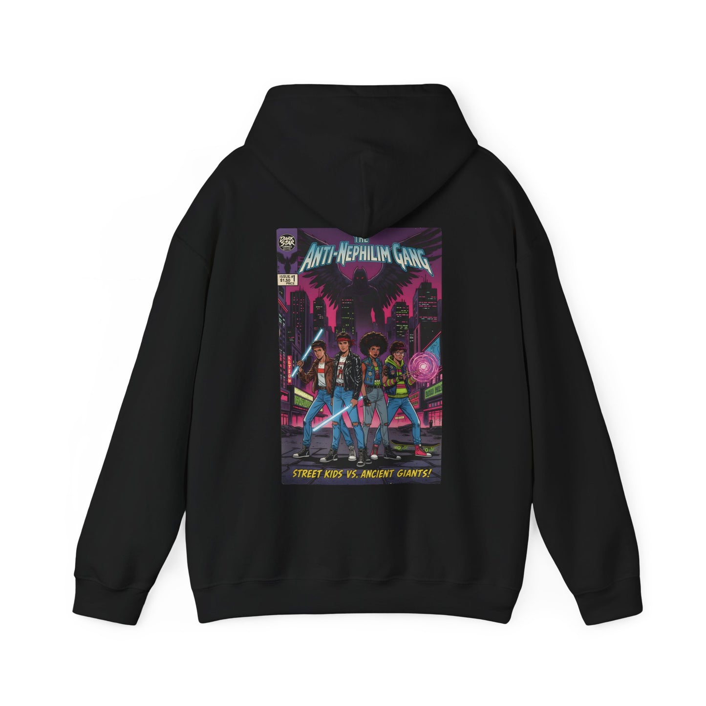 Retro comic anti nephilim hoodie (unisex), Kirk Ave. Apparel