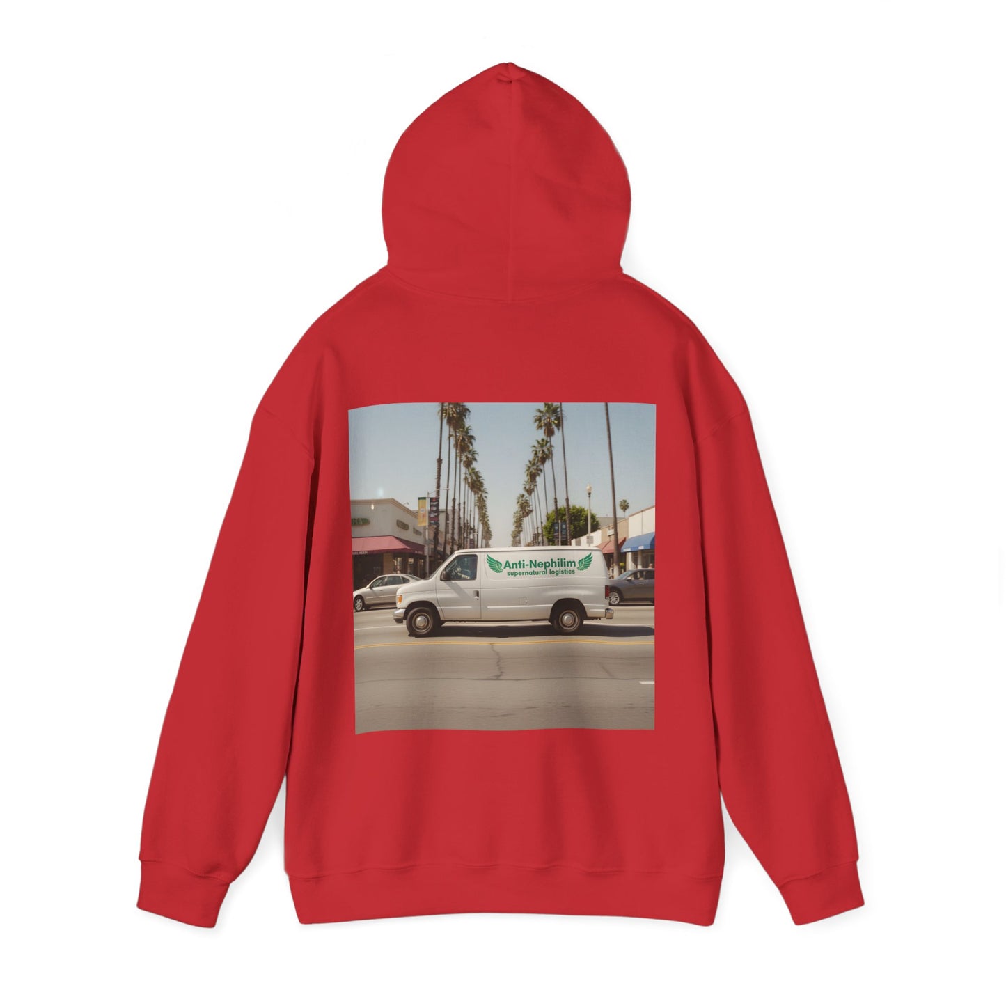90s California Van anti-nephilim hoodie (unisex), Kirk Ave. Apparel