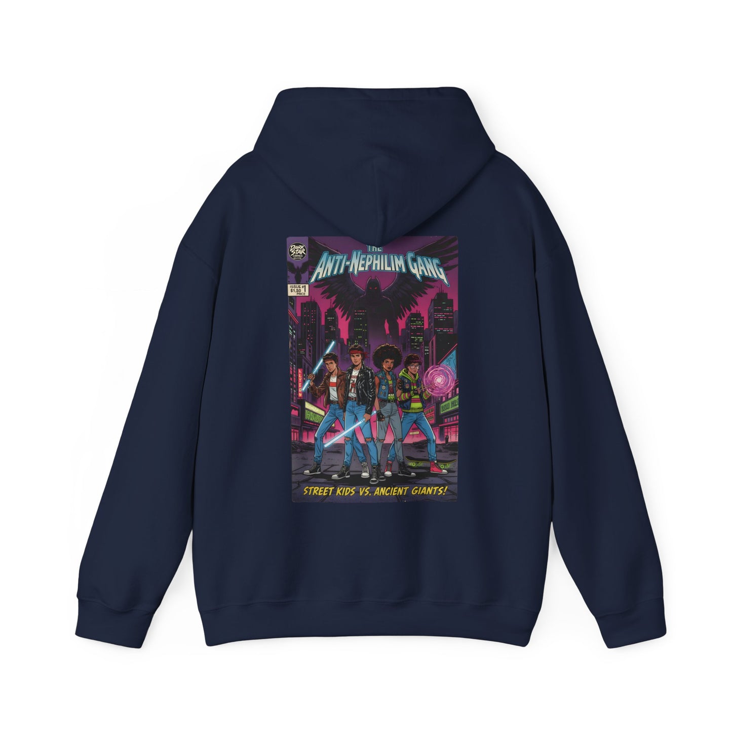 Retro comic anti nephilim hoodie (unisex), Kirk Ave. Apparel