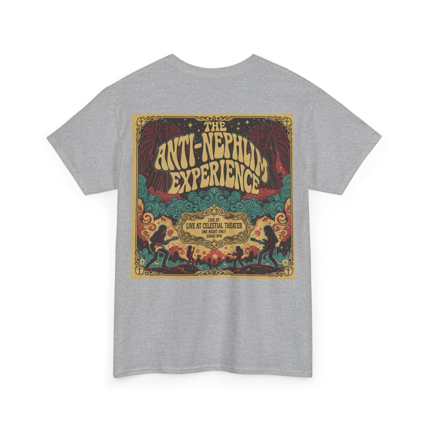 Retro concert poster anti nephilim t shirt (unisex), Kirk Ave. Apparel