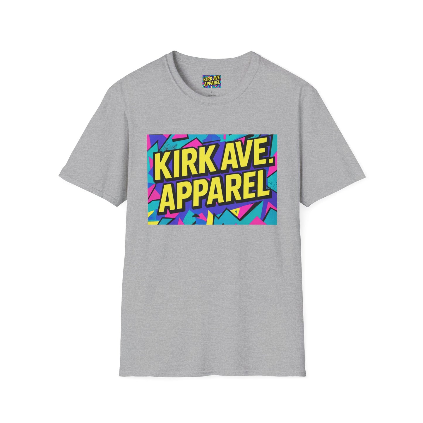 Retro Logo T‑Shirt — Kirk Ave. Apparel 90s Graphic Tee