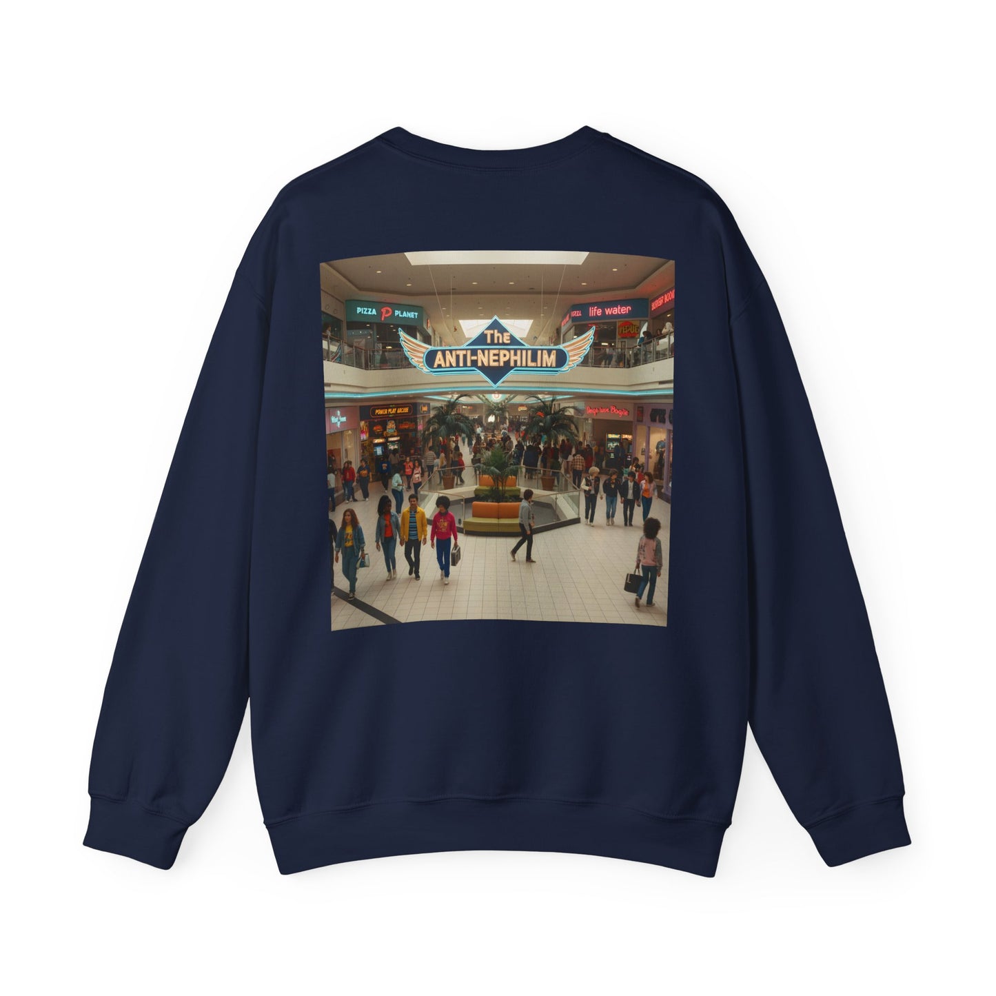 Retro mall anti nephilim sweatshirt (unisex), Kirk Ave. Apparel
