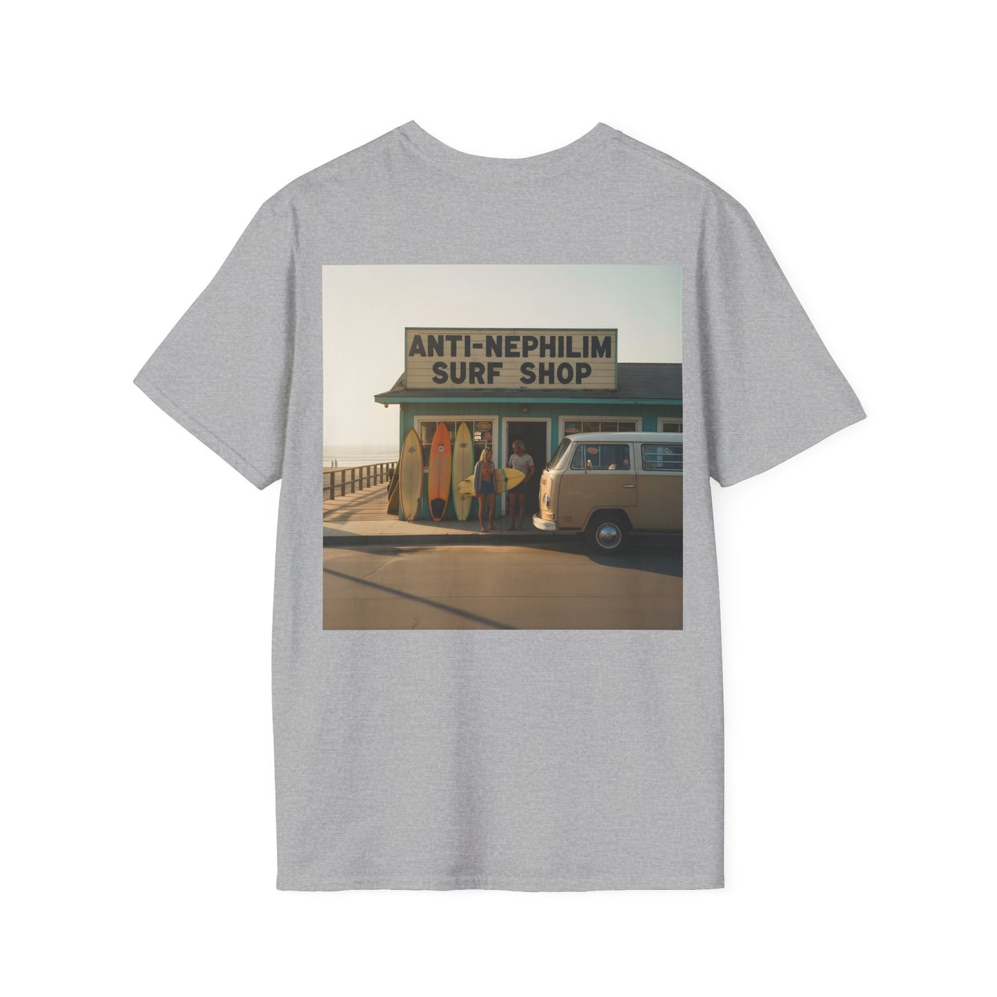 Retro surf anti nephilim t shirt (unisex), Kirk Ave. Apparel