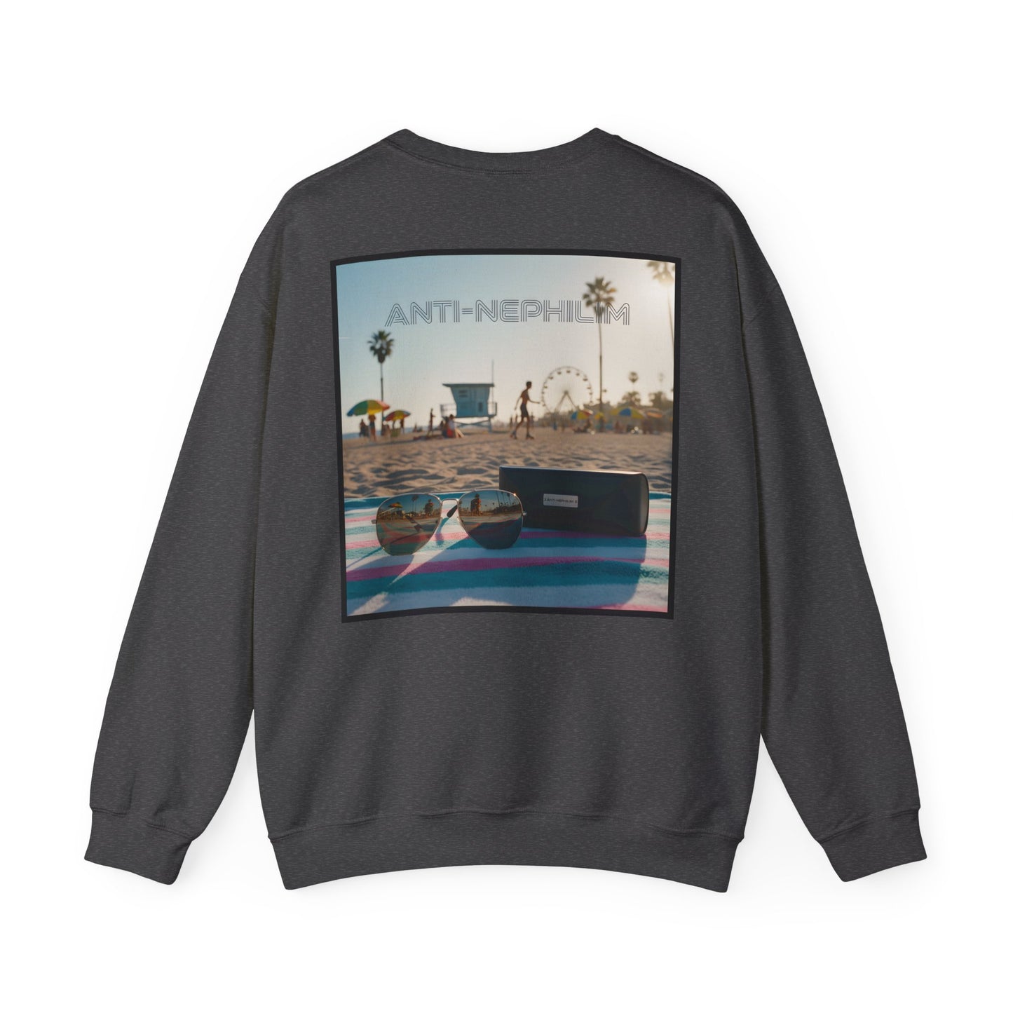 Beach shades anti nephilim sweatshirt, Kirk Ave. Apparel
