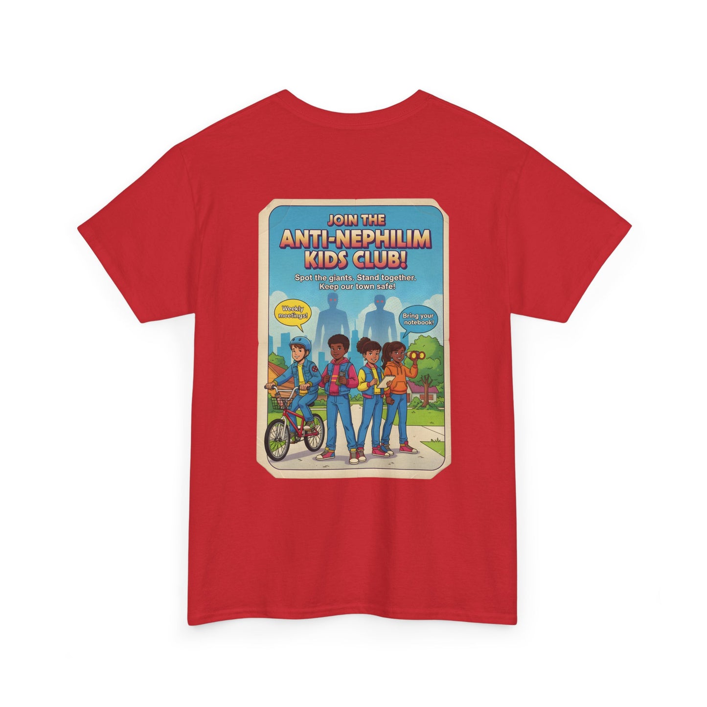 Retro anti nephilim kids club t shirt (unisex), Kirk Ave. Apparel