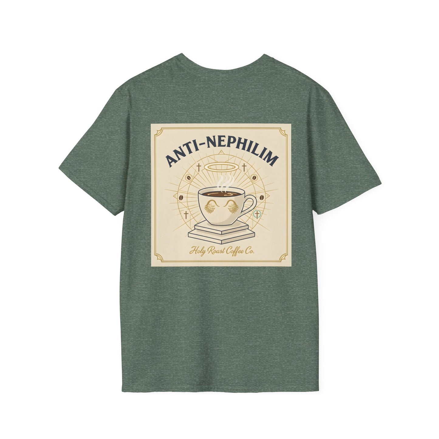 Retro coffee anti-nephilim t shirt (unisex), Kirk Ave. Apparel
