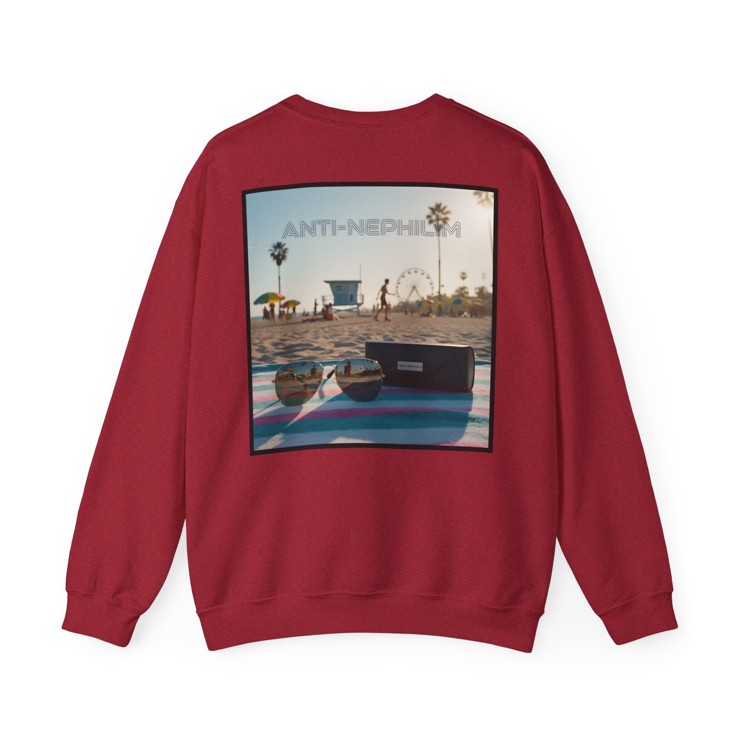 Beach shades anti nephilim sweatshirt, Kirk Ave. Apparel