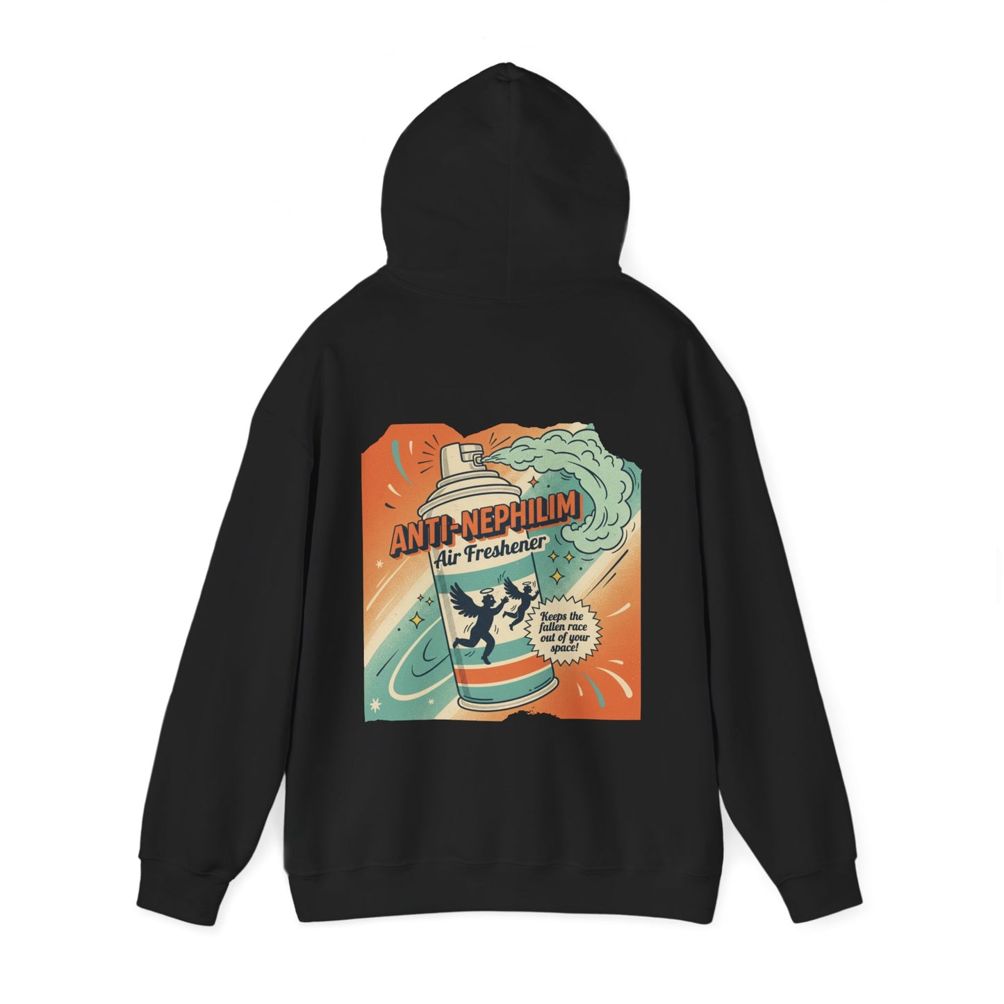 Retro anti nephilim air freshener hoodie (unisex), Kirk Ave. Apparel