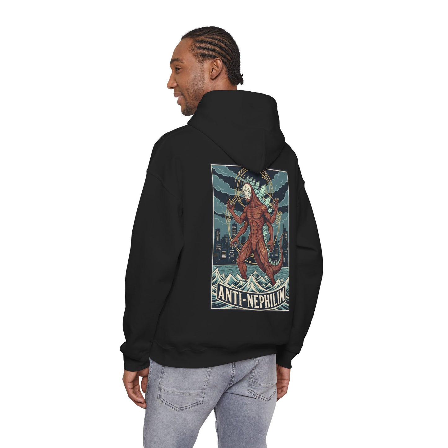 Kaiju anti nephilim hoodie (unisex), Kirk Ave. Apparel