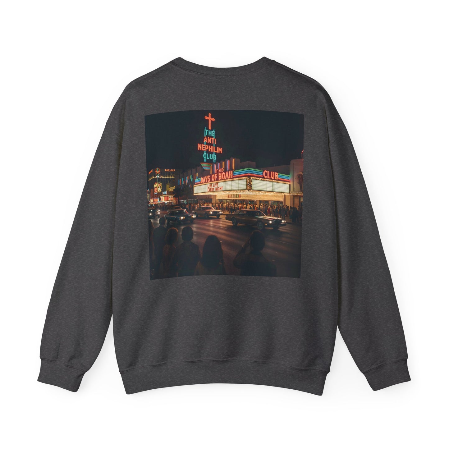 Vintage casino anti nephilim sweatshirt (unisex), Kirk Ave. Apparel