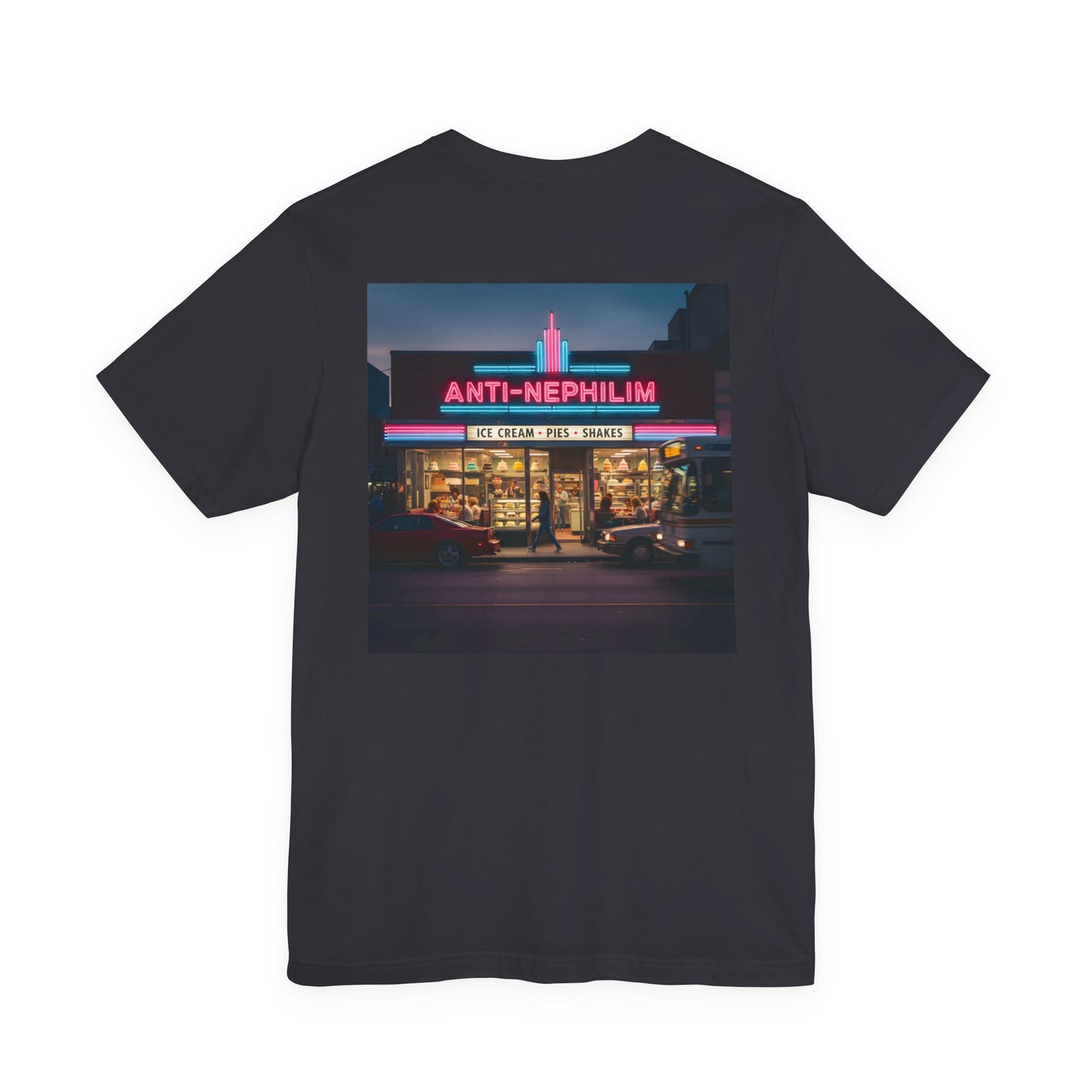 Retro dessert diner anti nephilim t-shirt (unisex), Kirk Ave. Apparel