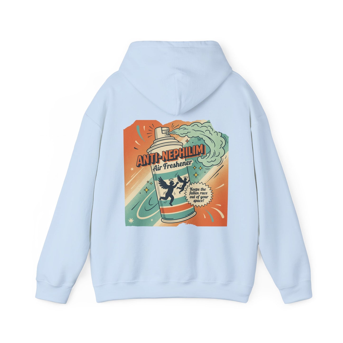Retro anti nephilim air freshener hoodie (unisex), Kirk Ave. Apparel