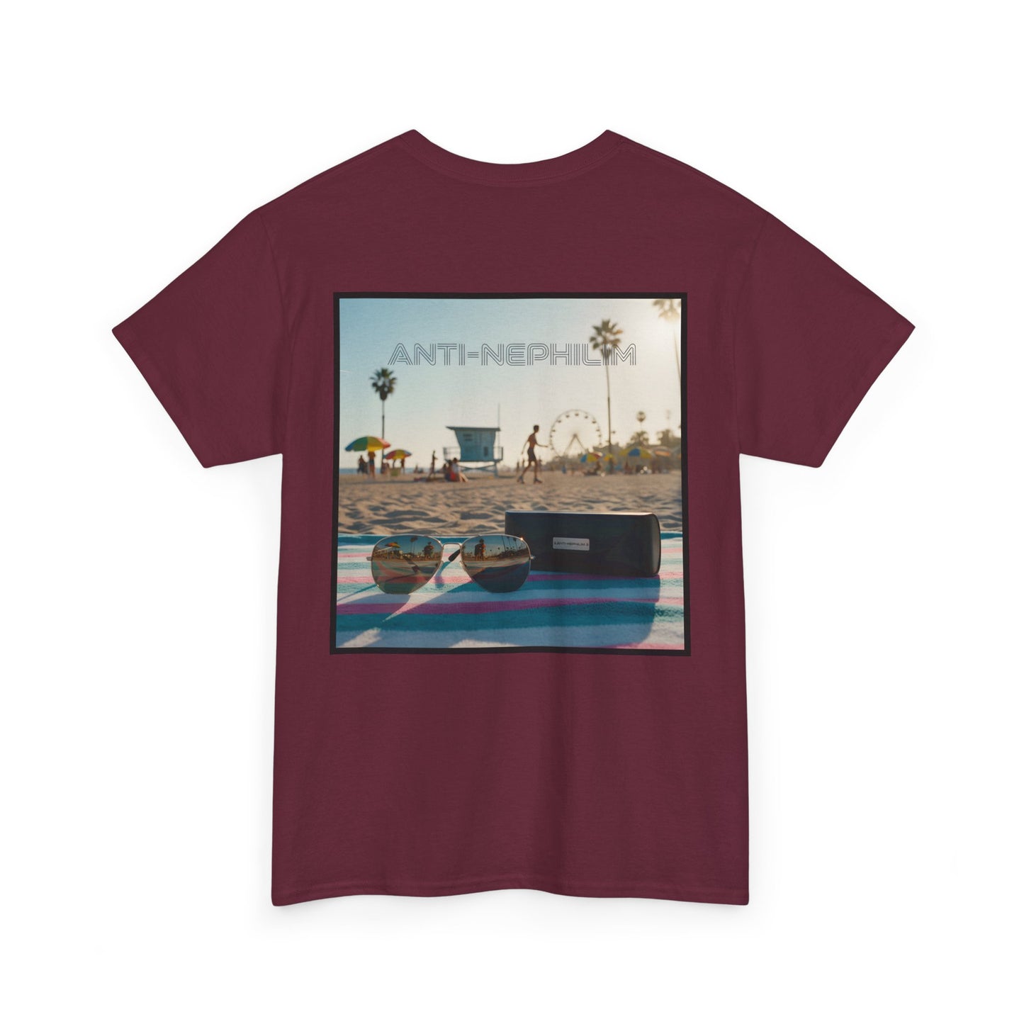 Beach shades anti nephilim t shirt, Kirk Ave. Apparel