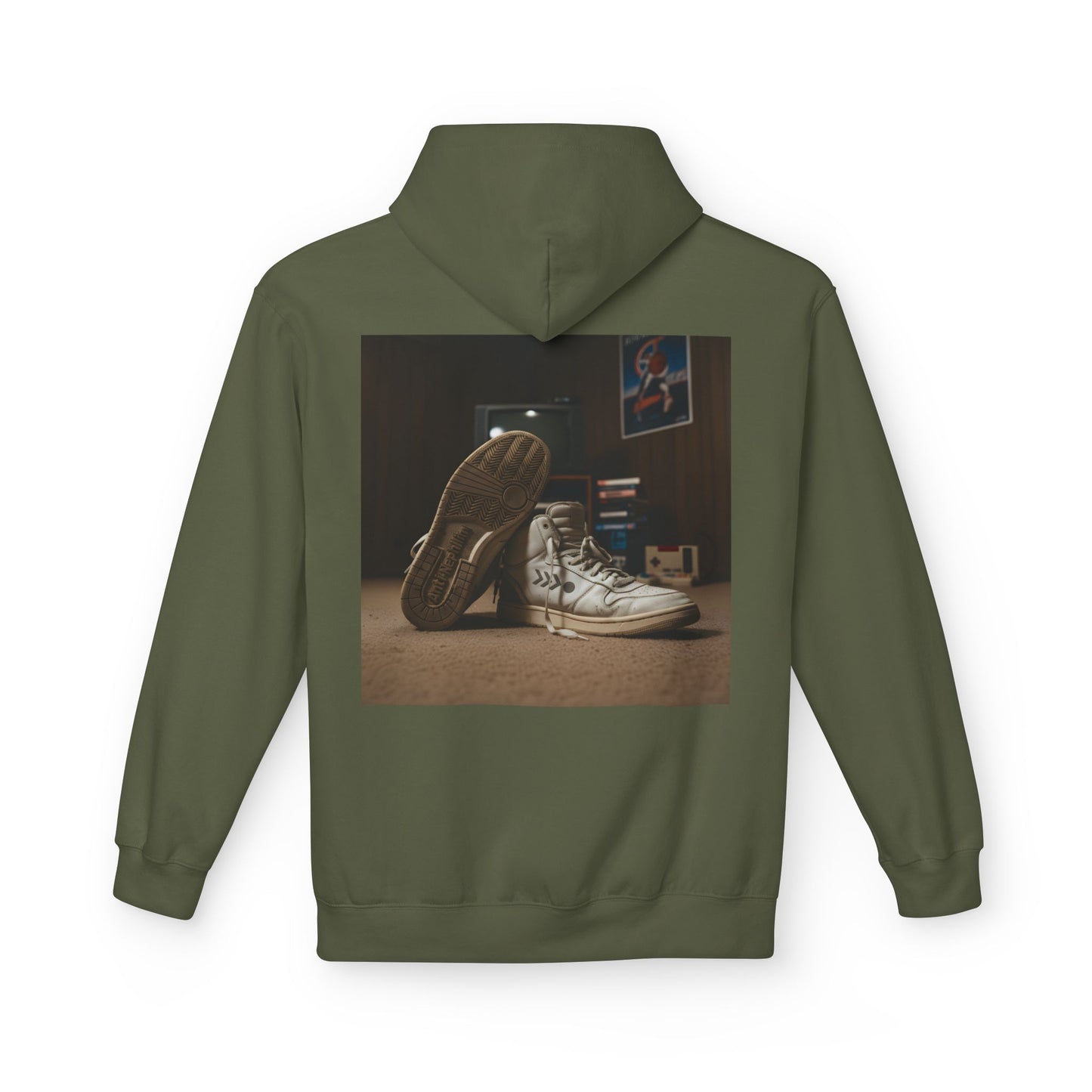 Vintage sneakers anti nephilim hoodie (unisex), Kirk Ave. Apparel