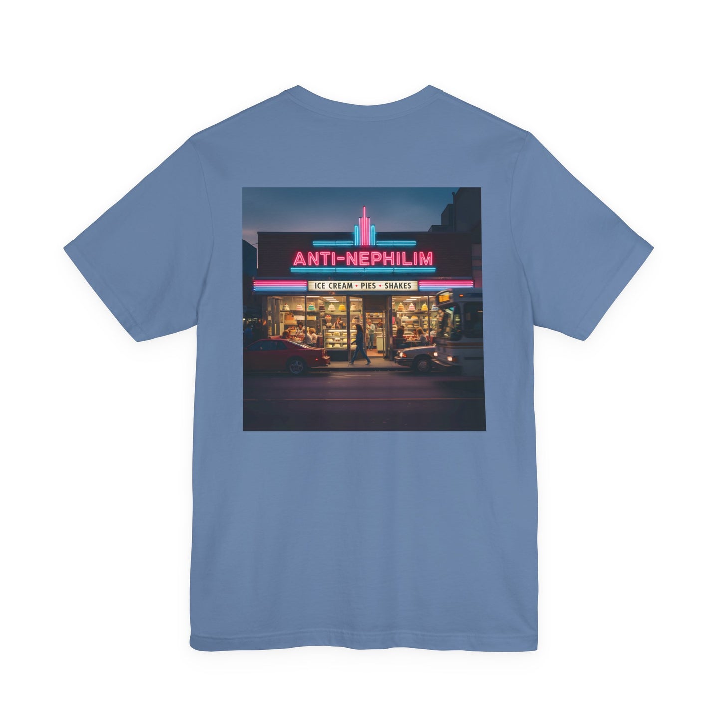 Retro dessert diner anti nephilim t-shirt (unisex), Kirk Ave. Apparel