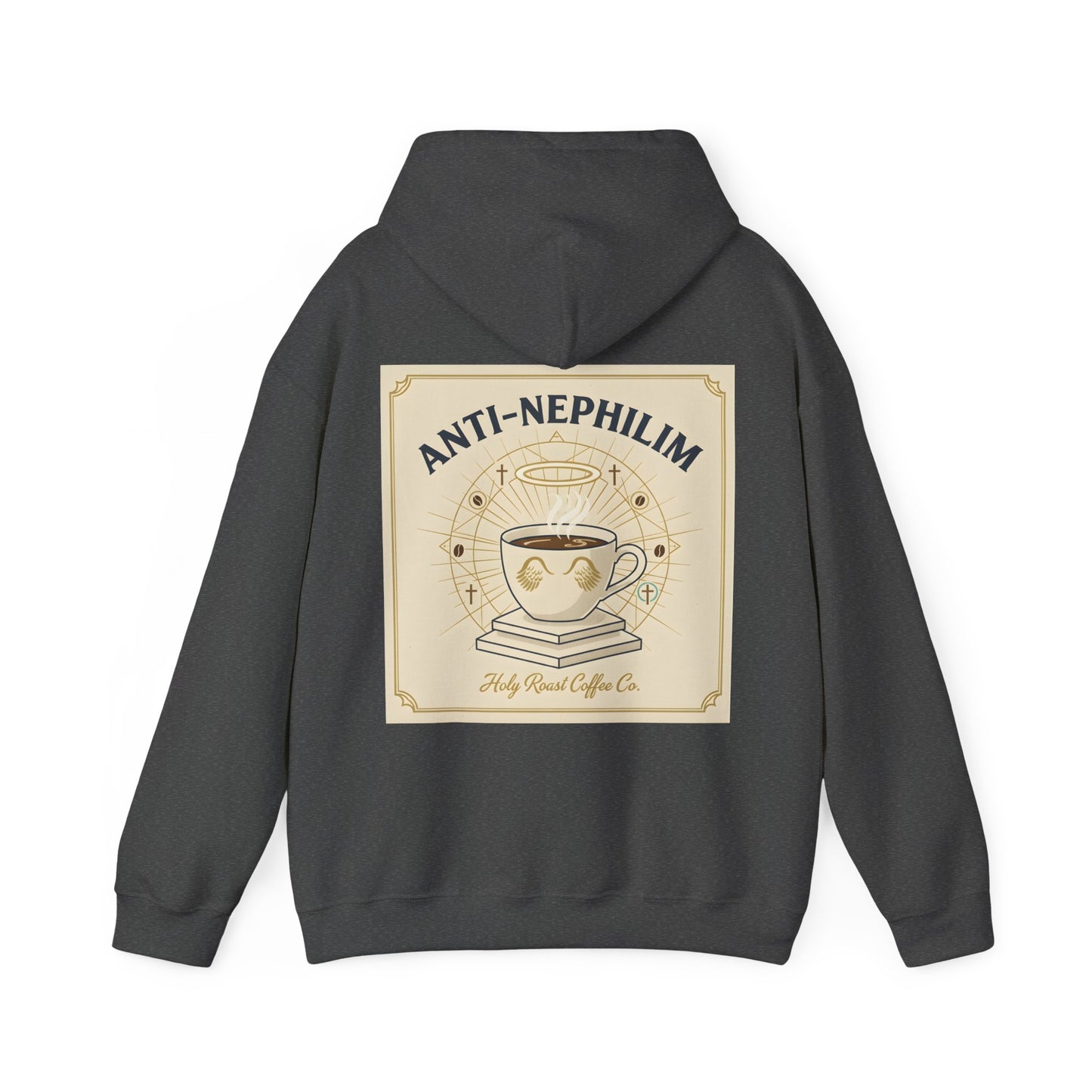 Retro coffee anti-nephilim hoodie (unisex), Kirk Ave. Apparel