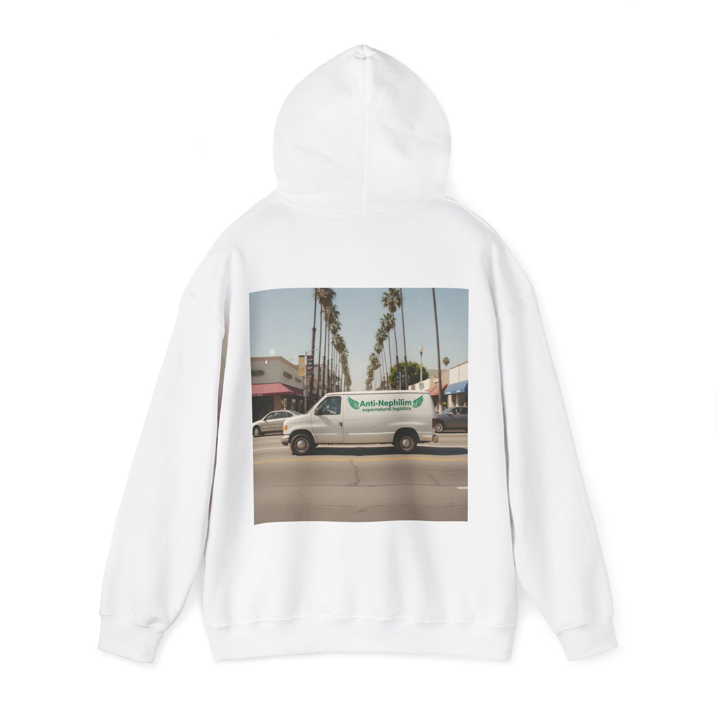 90s California Van anti-nephilim hoodie (unisex), Kirk Ave. Apparel