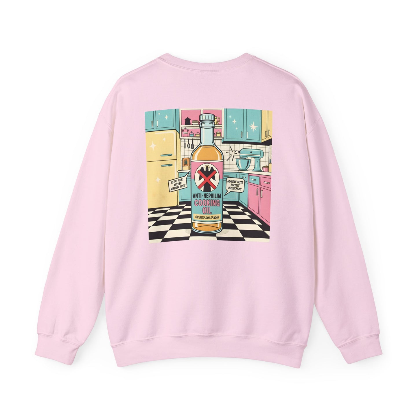 Retro kitchen anti nephilim sweatshirt (unisex), Kirk Ave. Apparel