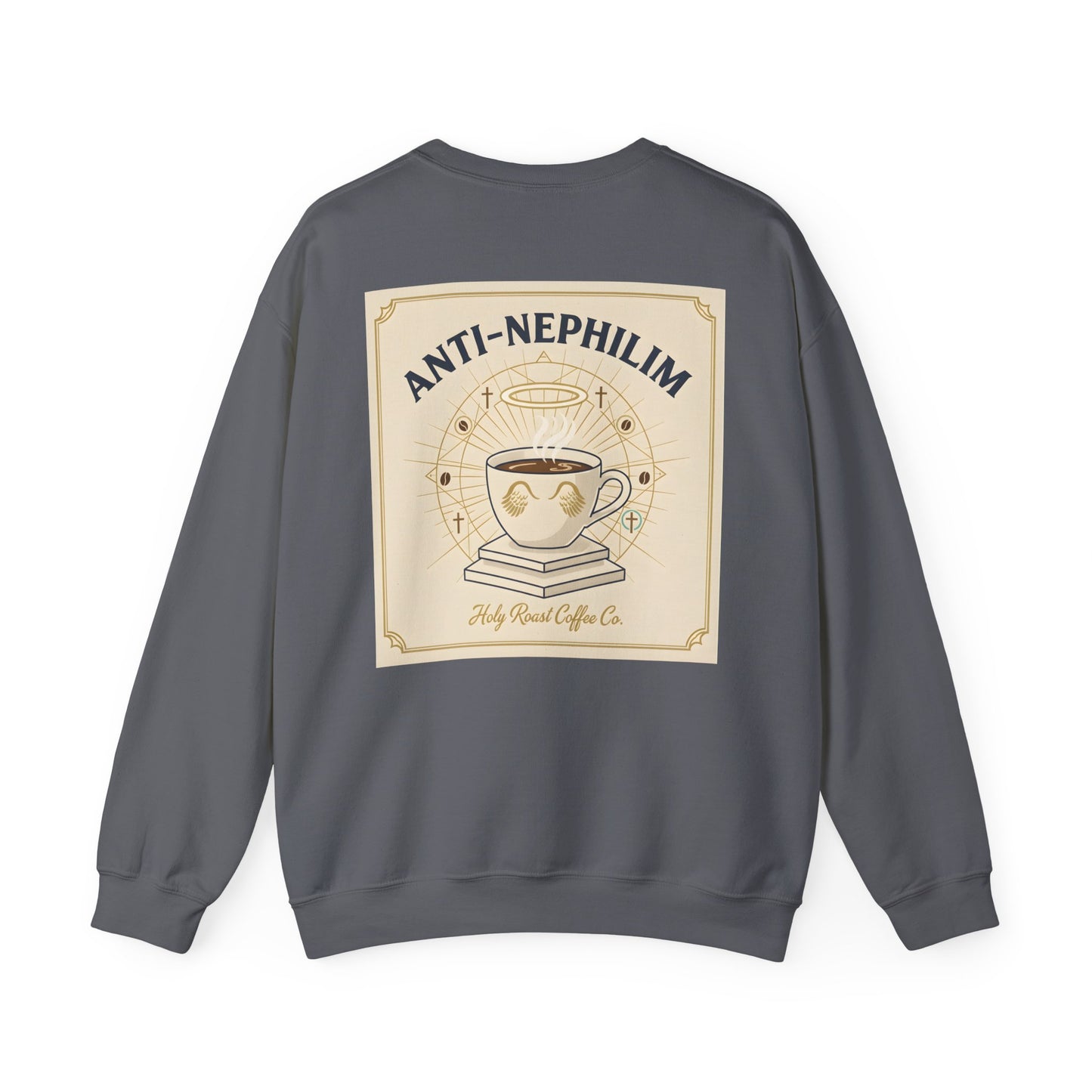 Retro coffee anti-nephilim sweatshirt (unisex), Kirk Ave. Apparel