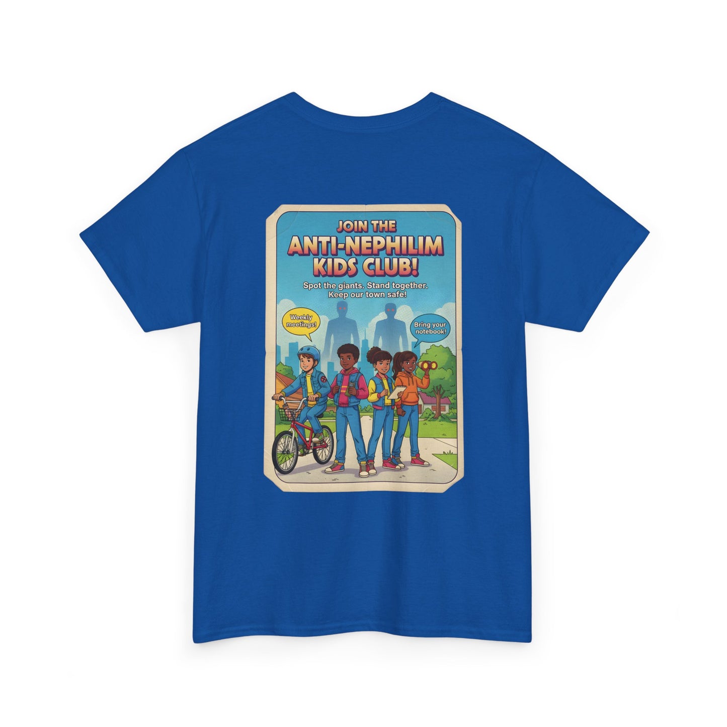 Retro anti nephilim kids club t shirt (unisex), Kirk Ave. Apparel