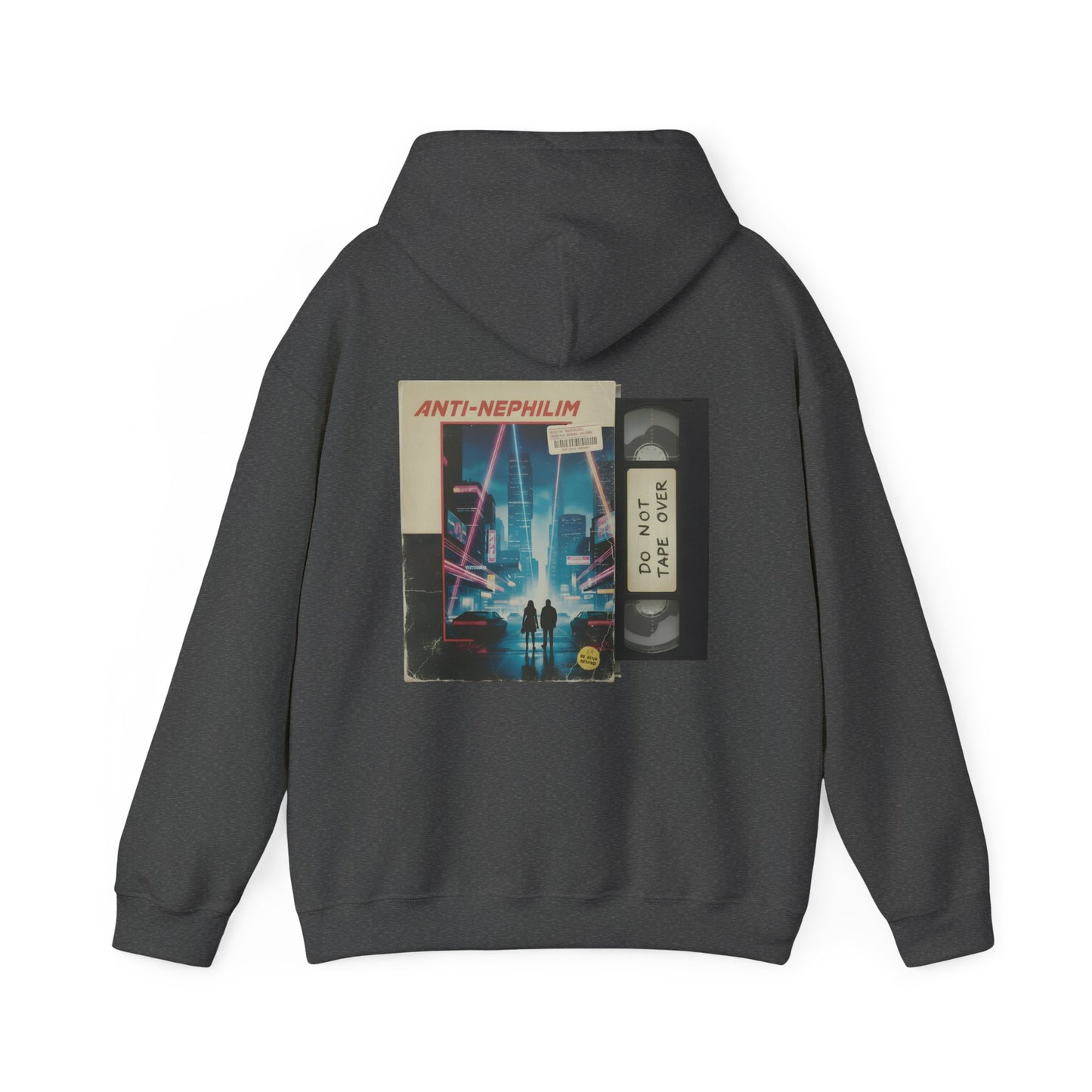 Retro vhs sci-fi anti nephilim hoodie (unisex), Kirk Ave. Apparel