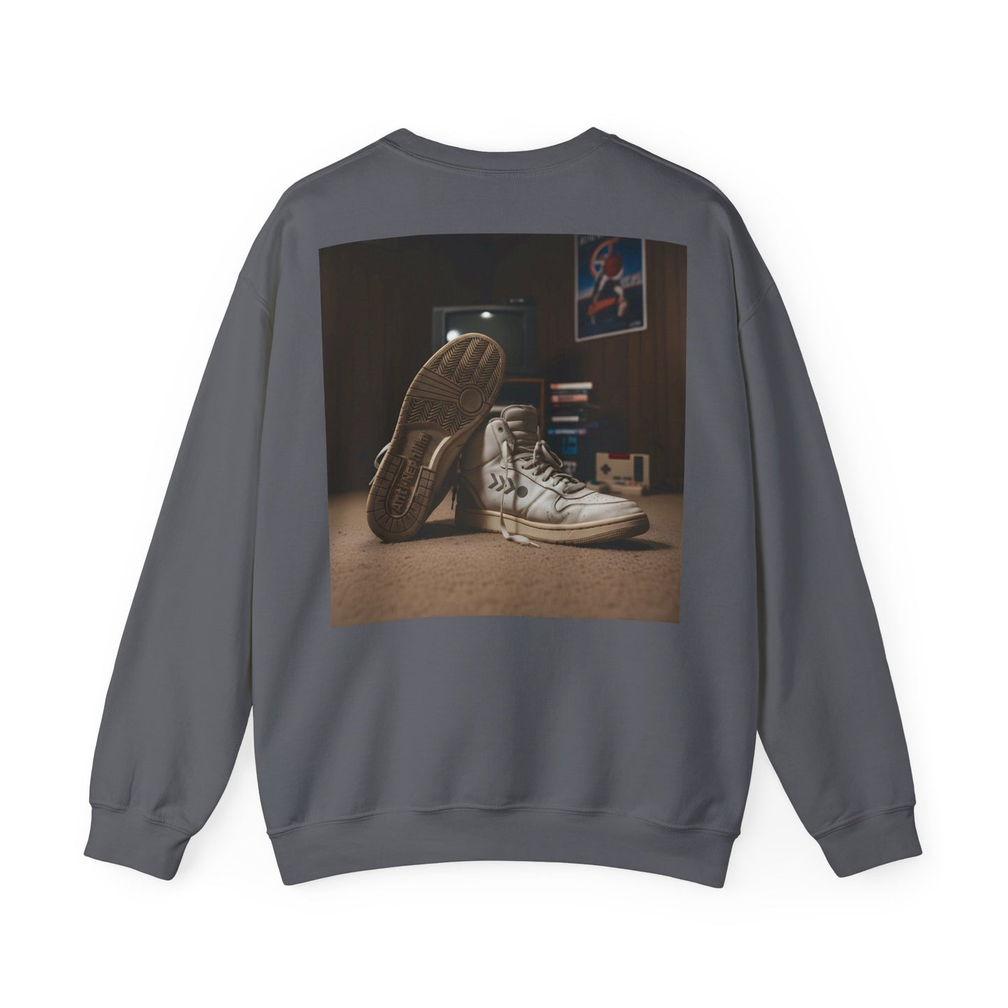 Vintage sneakers anti nephilim sweatshirt (unisex), Kirk Ave. Apparel