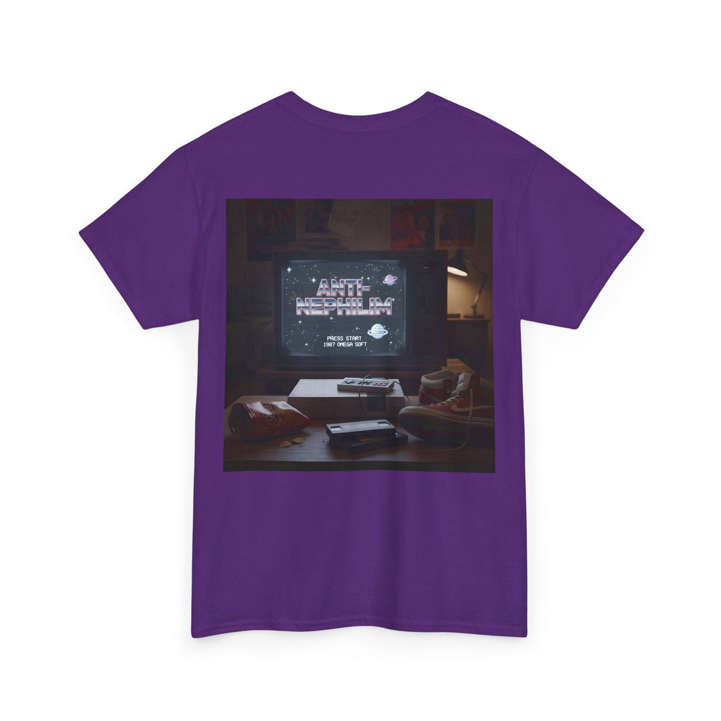 Retro gamer anti-nephilim t shirt (unisex), Kirk Ave. Apparel