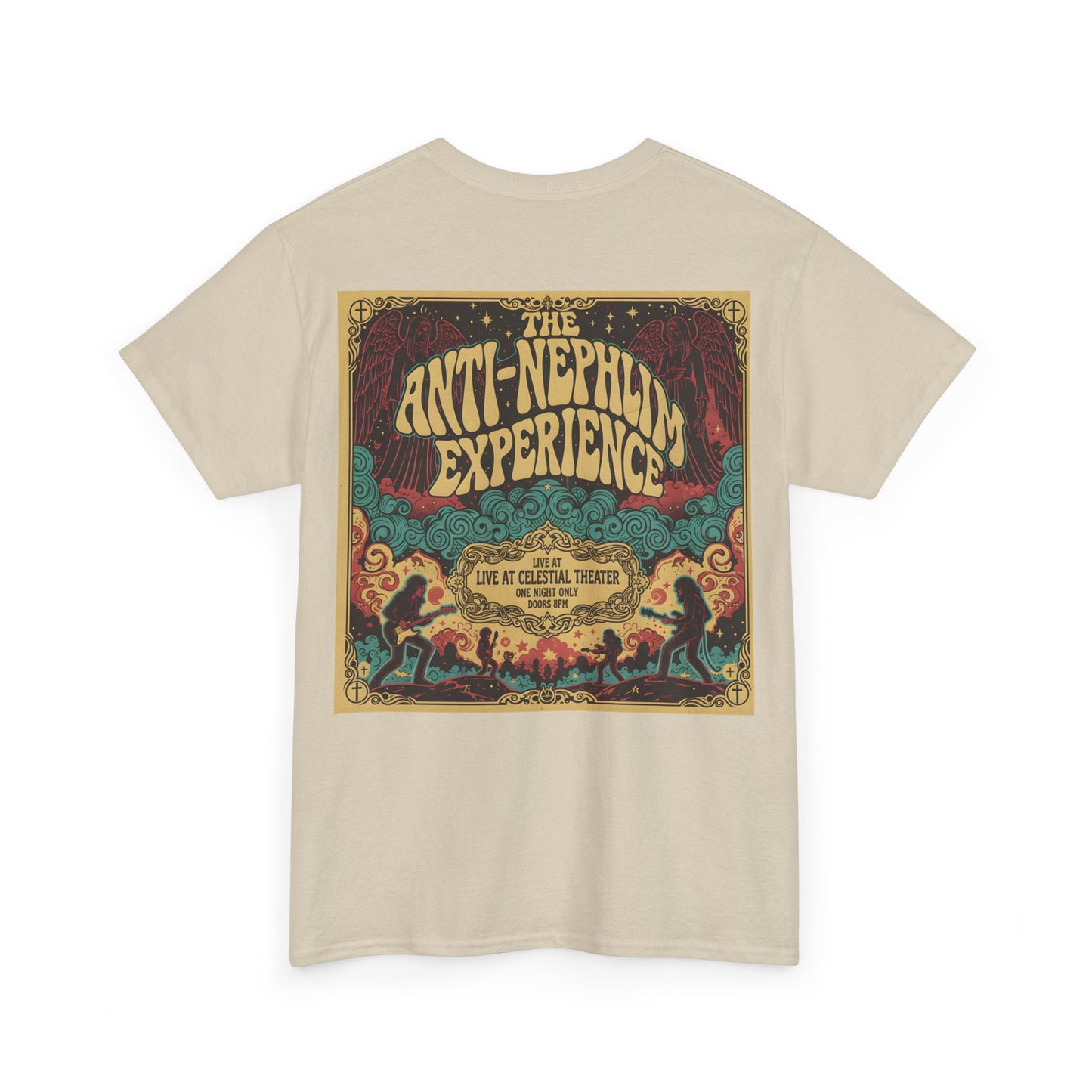 Retro concert poster anti nephilim t shirt (unisex), Kirk Ave. Apparel