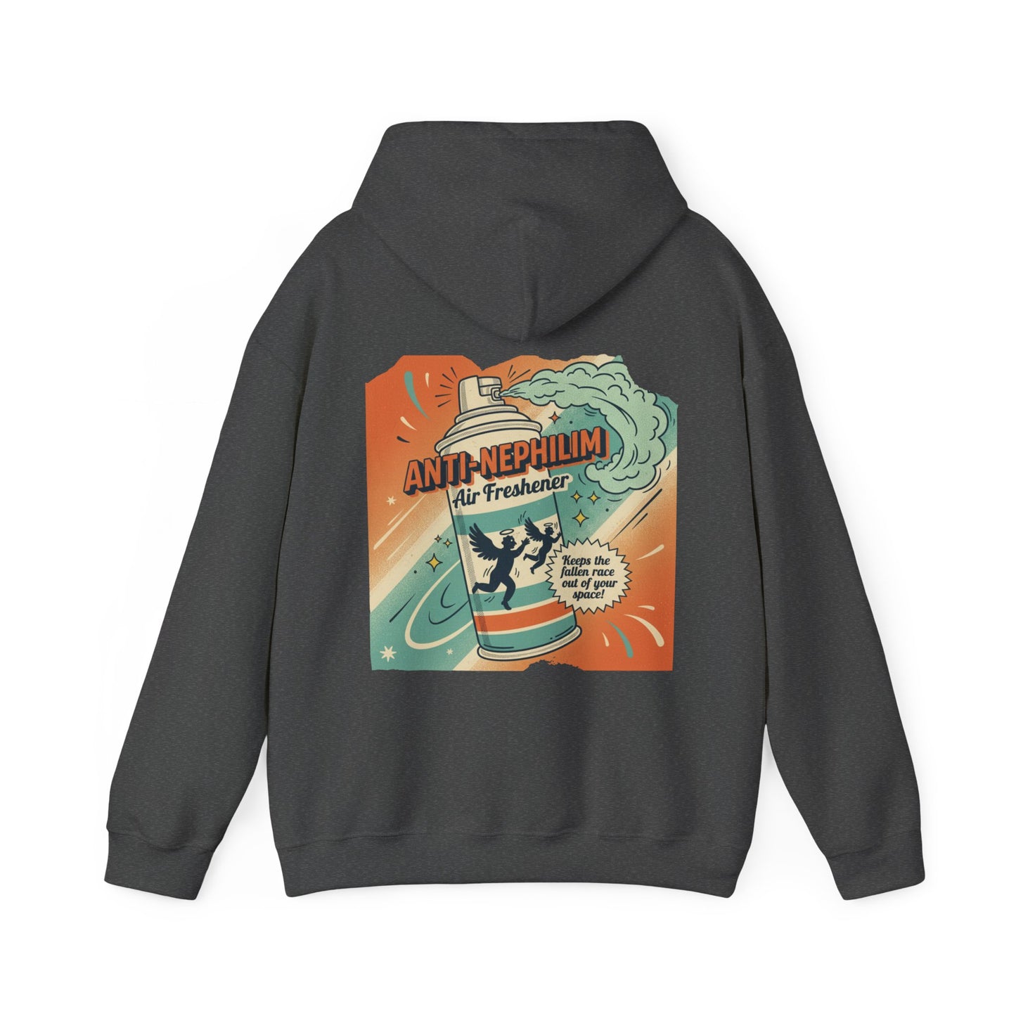 Retro anti nephilim air freshener hoodie (unisex), Kirk Ave. Apparel
