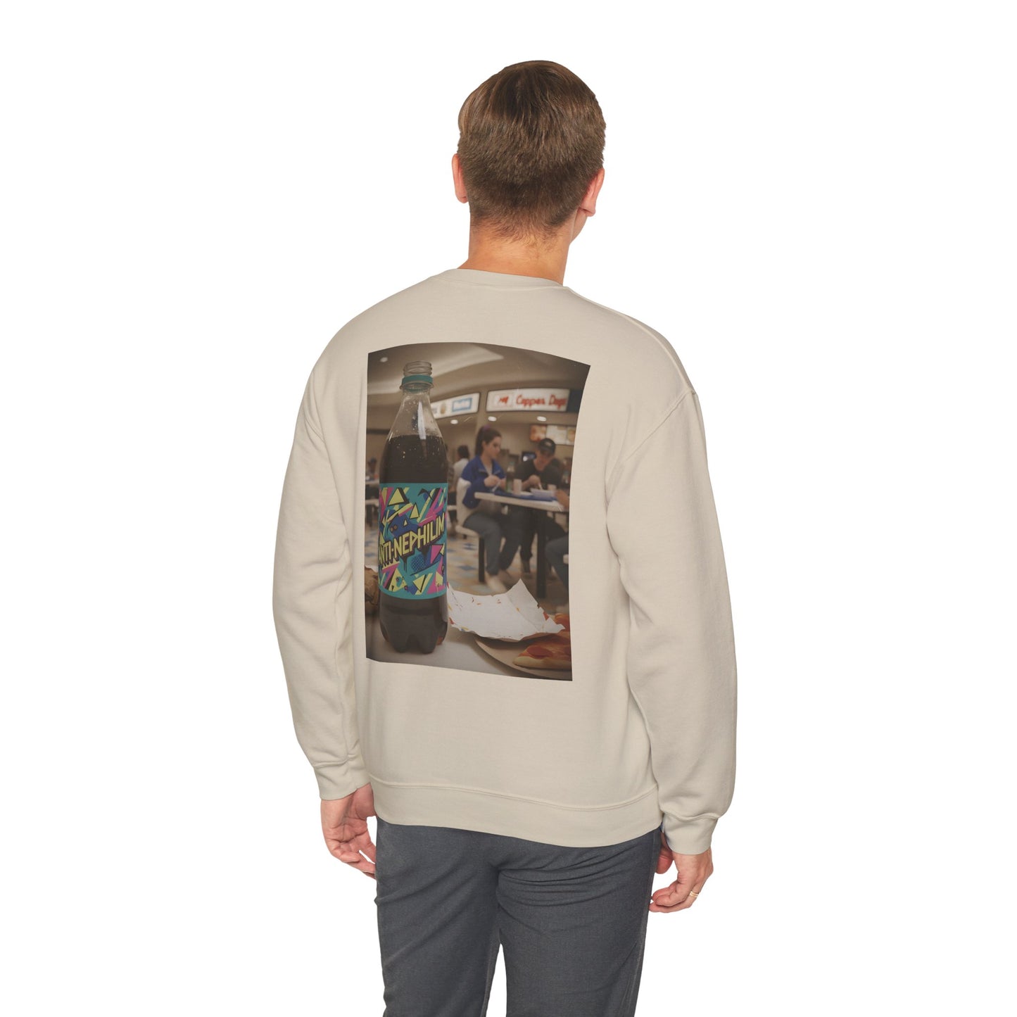 Kirk Ave. Apparel logo anti nephilim soda sweatshirt (unisex)