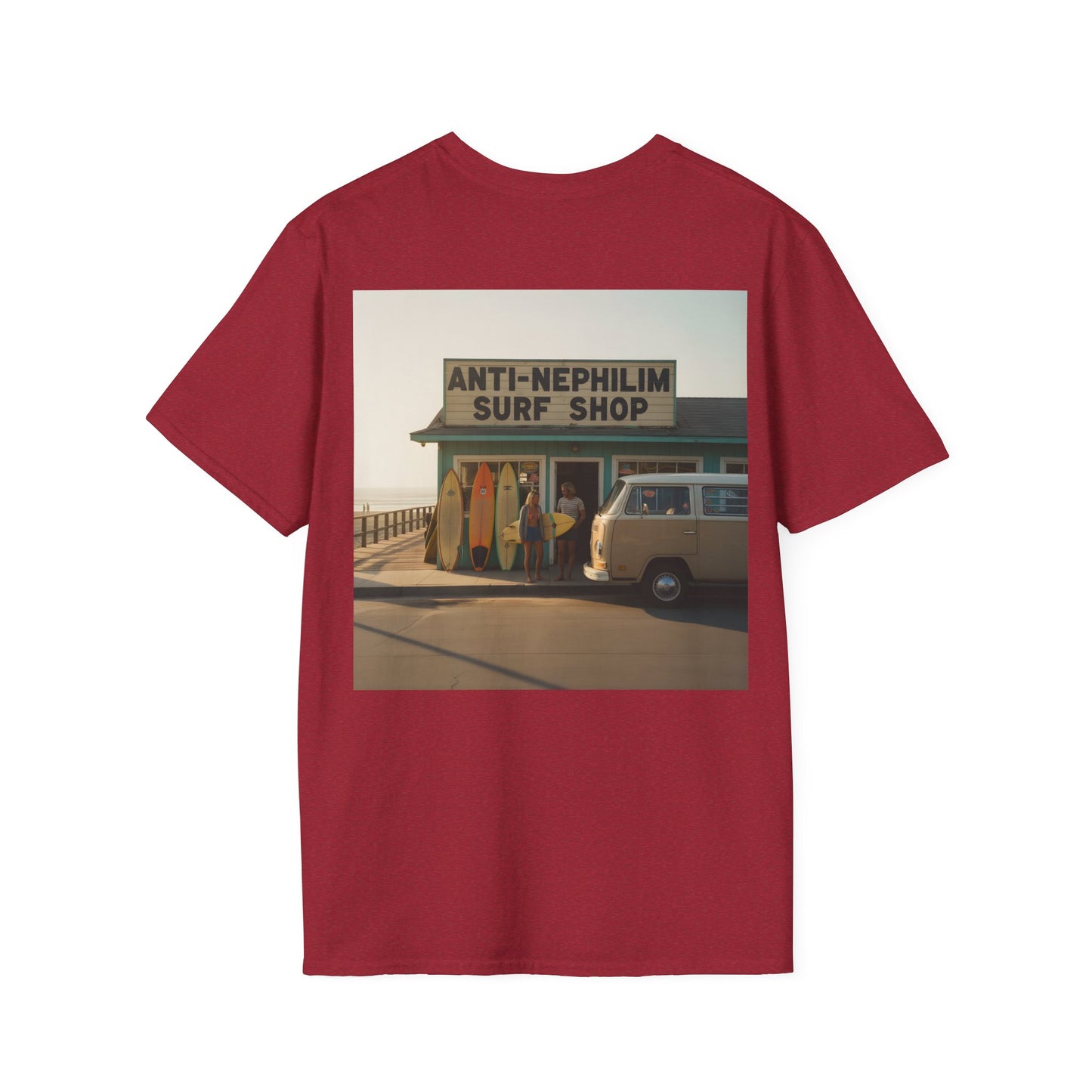 Retro surf anti nephilim t shirt (unisex), Kirk Ave. Apparel