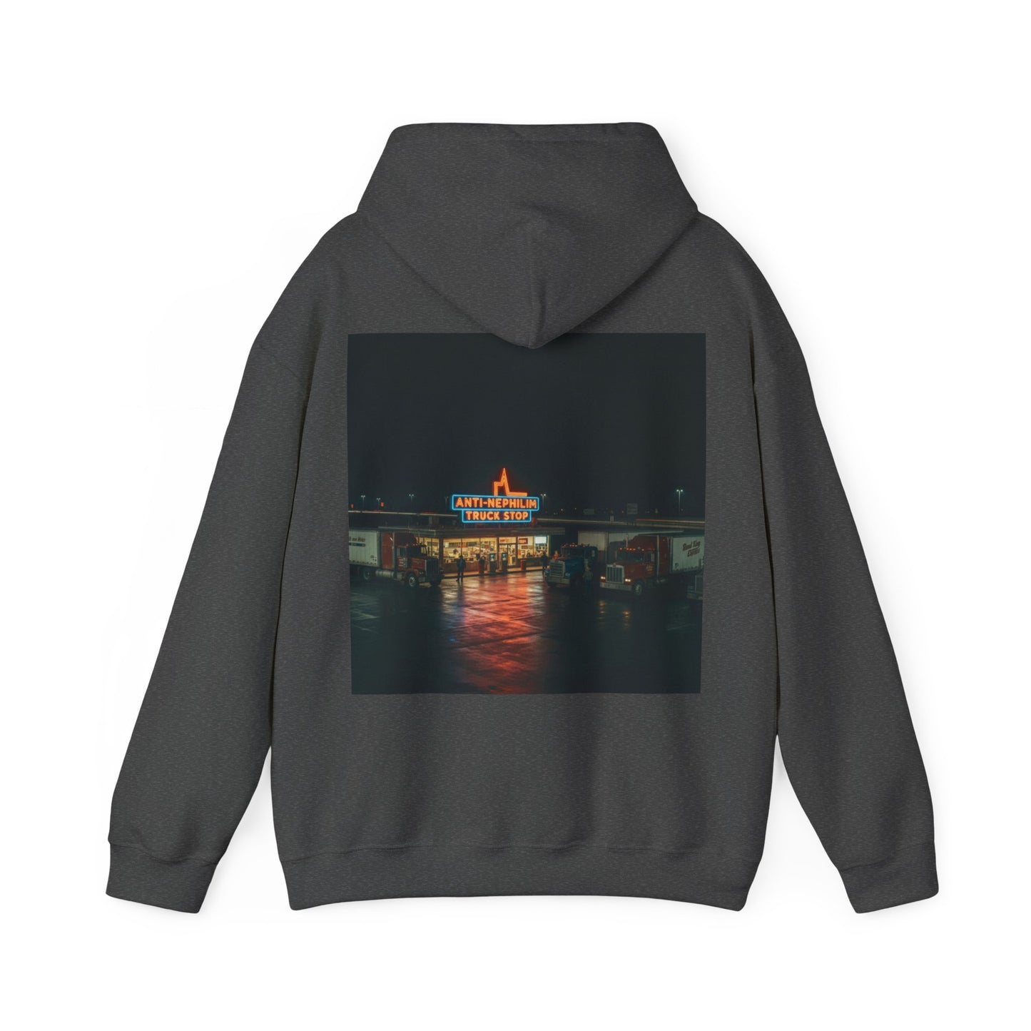 Retro truck stop anti nephilim hoodie (unisex), Kirk Ave. Apparel