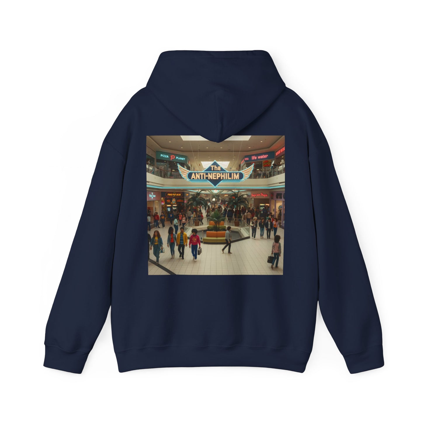 Retro mall anti nephilim hoodie (unisex), Kirk Ave. Apparel