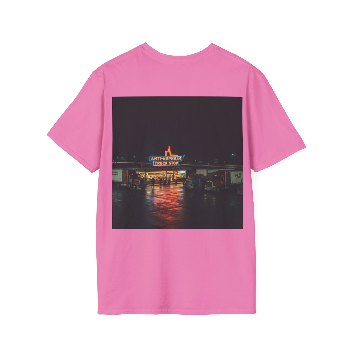 Retro truck stop anti nephilim t shirt (unisex), Kirk Ave. Apparel