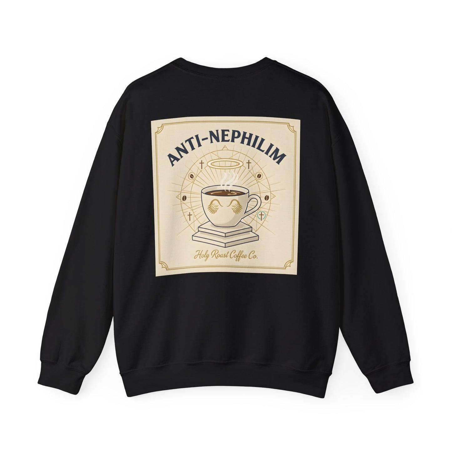 Retro coffee anti-nephilim sweatshirt (unisex), Kirk Ave. Apparel