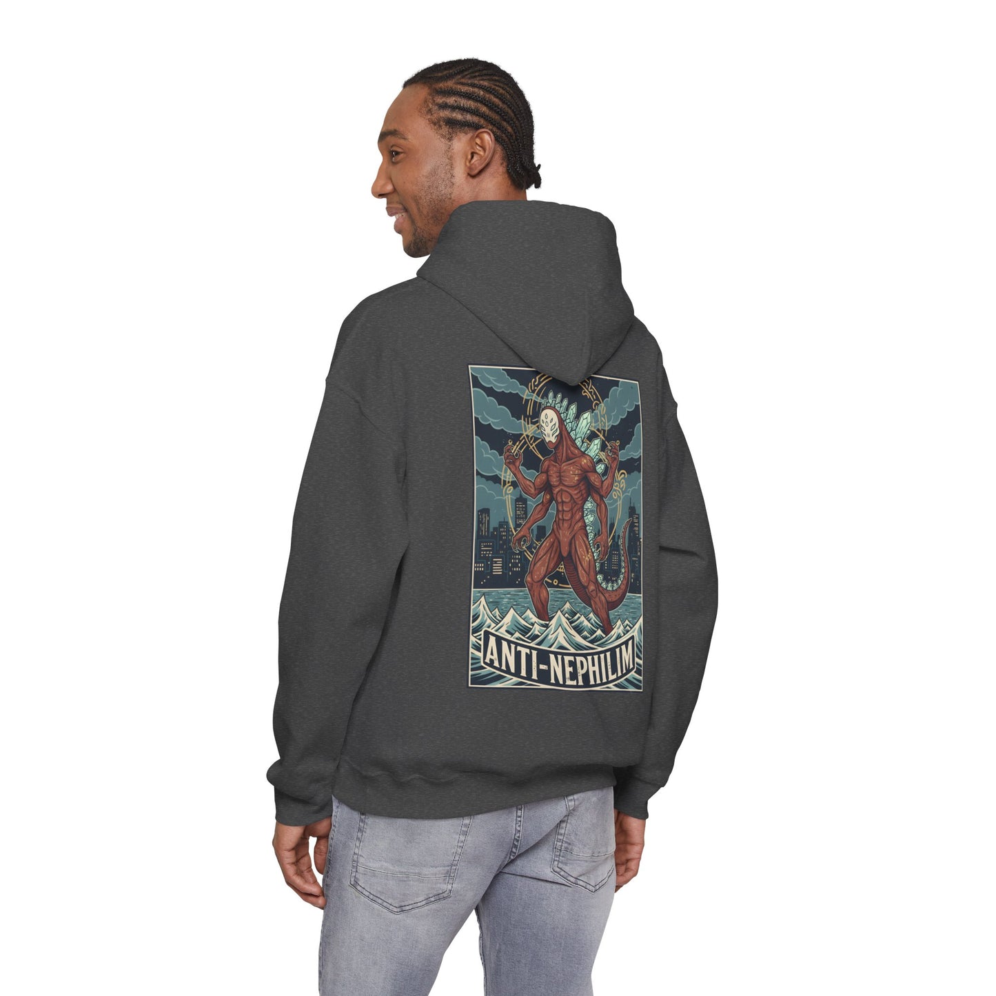 Kaiju anti nephilim hoodie (unisex), Kirk Ave. Apparel