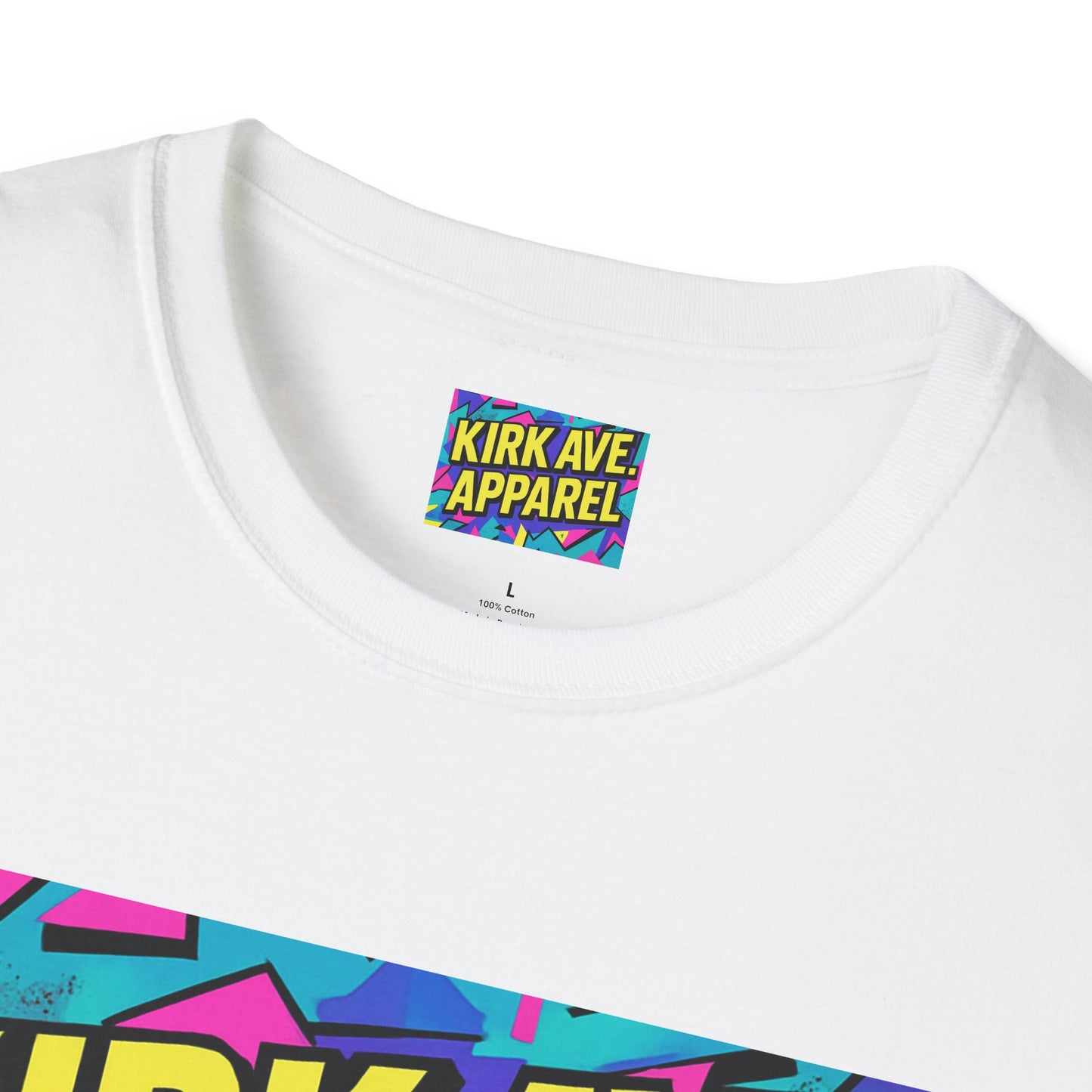 Retro Logo T‑Shirt — Kirk Ave. Apparel 90s Graphic Tee