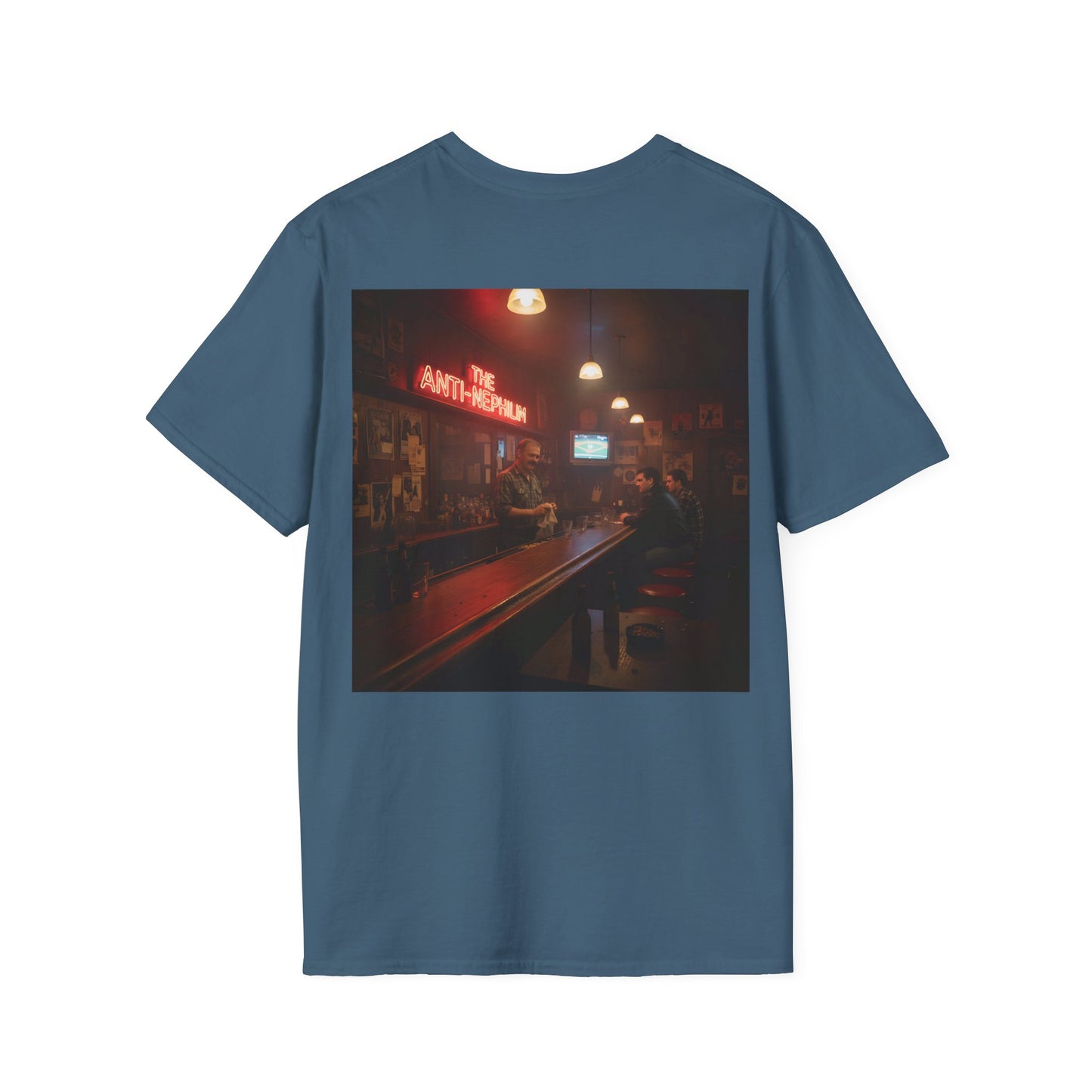 Neon bar scene anti nephilim t shirt —  Kirk Ave. Apparel
