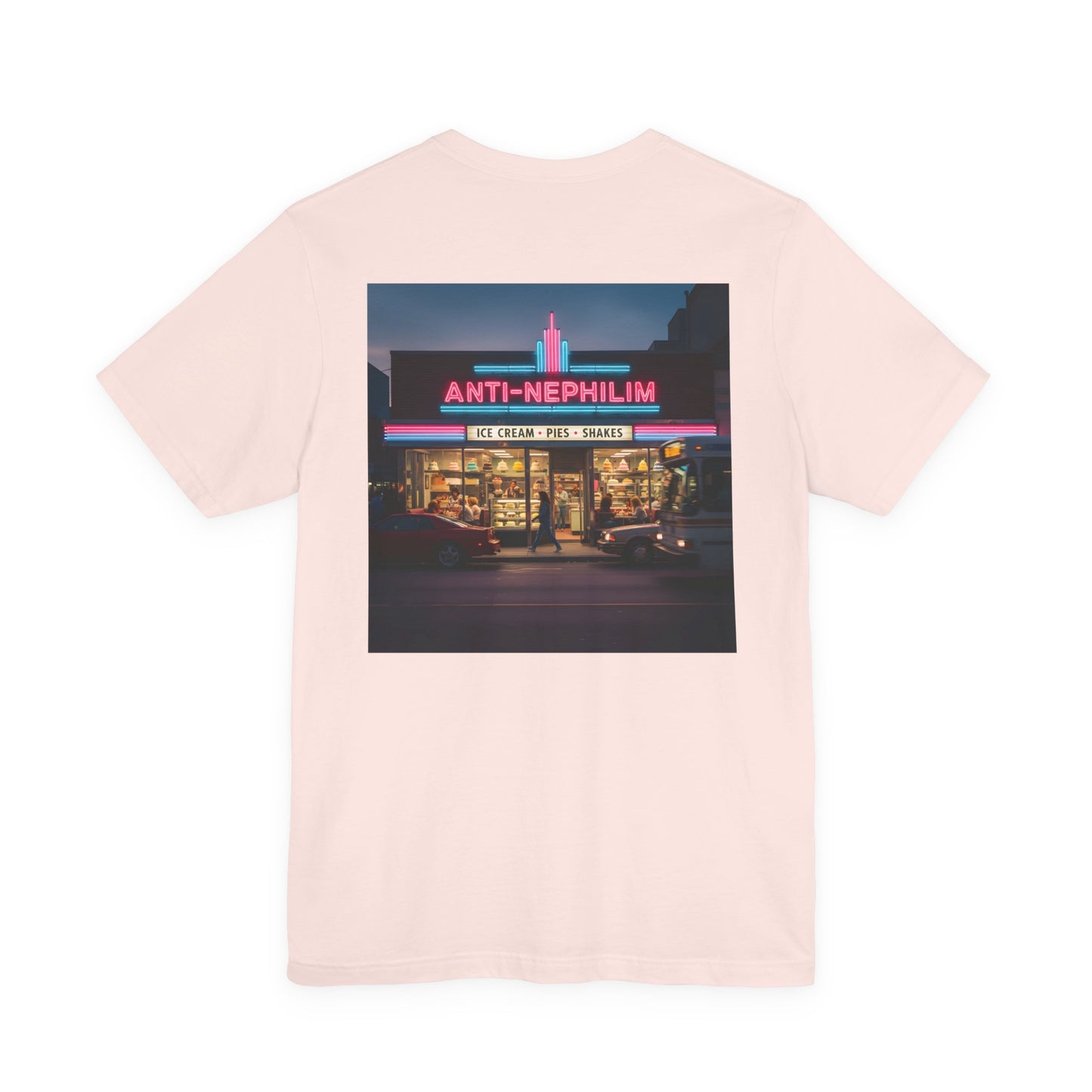 Retro dessert diner anti nephilim t-shirt (unisex), Kirk Ave. Apparel