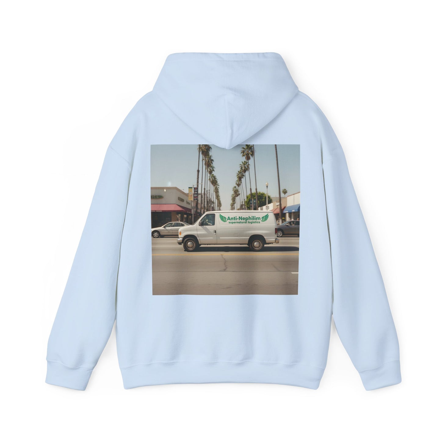 90s California Van anti-nephilim hoodie (unisex), Kirk Ave. Apparel