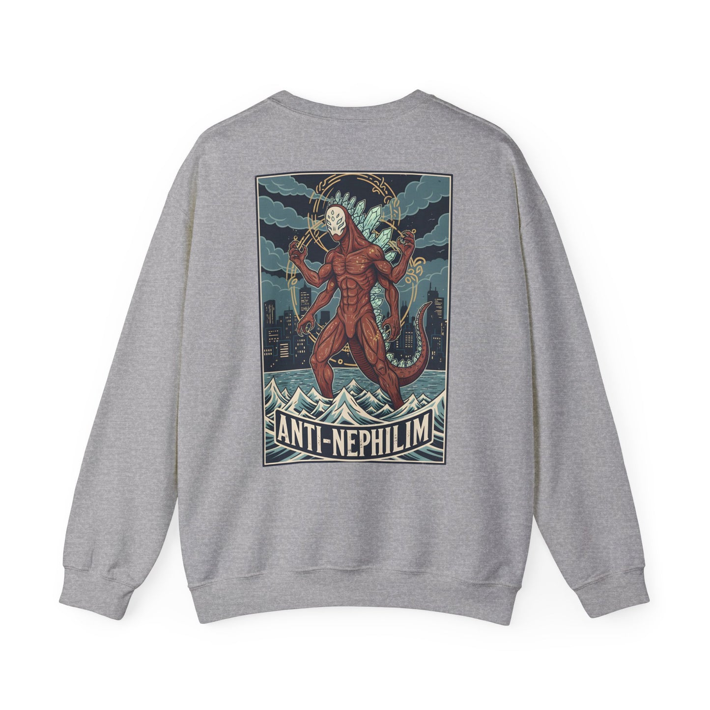 Kaiju anti nephilim sweatshirt (unisex), Kirk Ave. Apparel