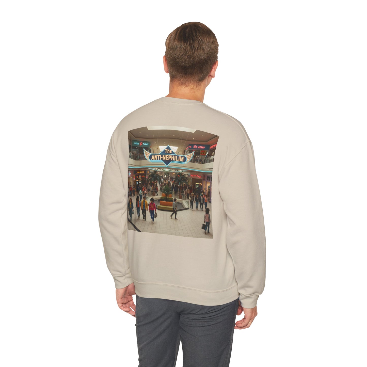 Retro mall anti nephilim sweatshirt (unisex), Kirk Ave. Apparel