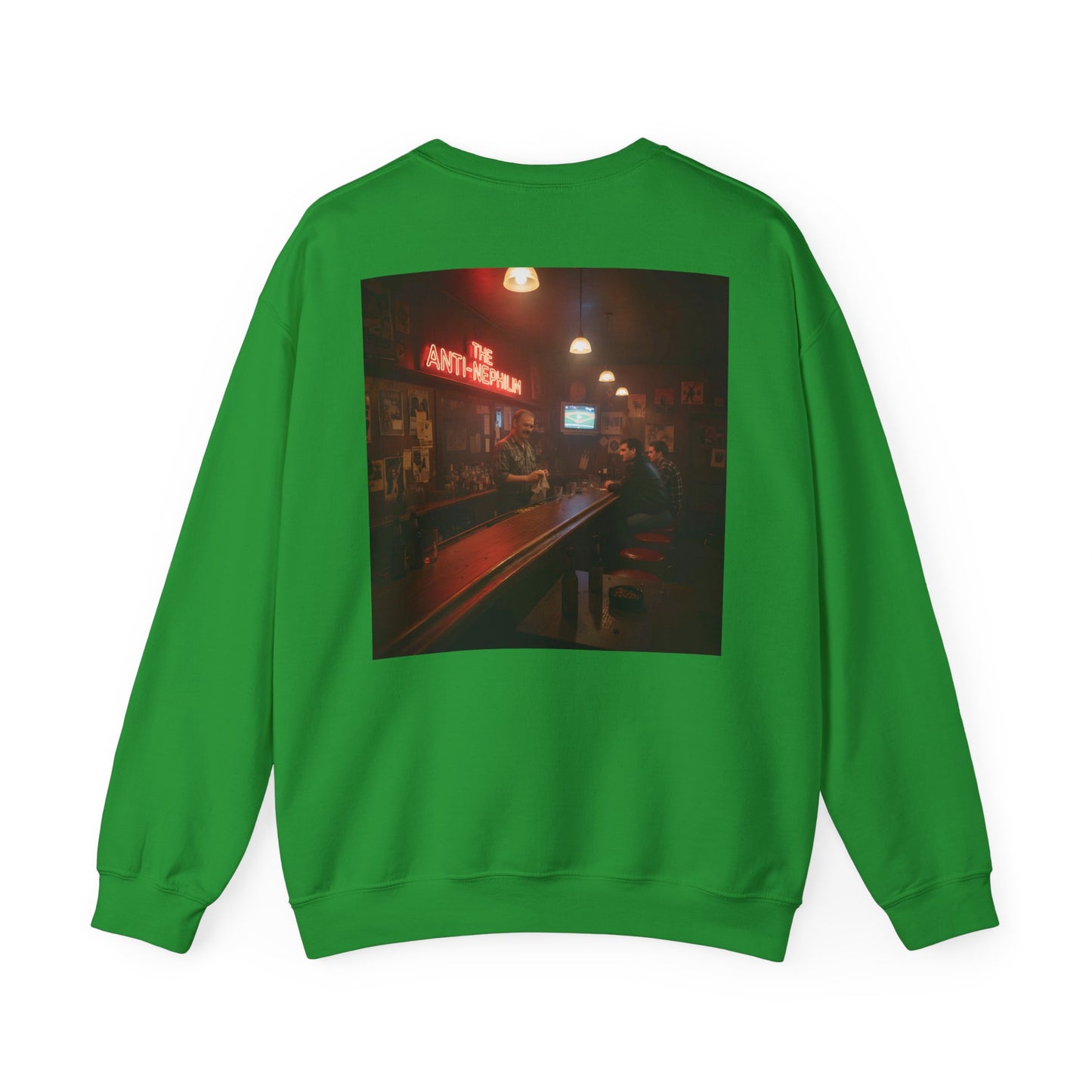 Retro neon dive bar anti nephilim sweatshirt (unisex), Kirk Ave. Apparel