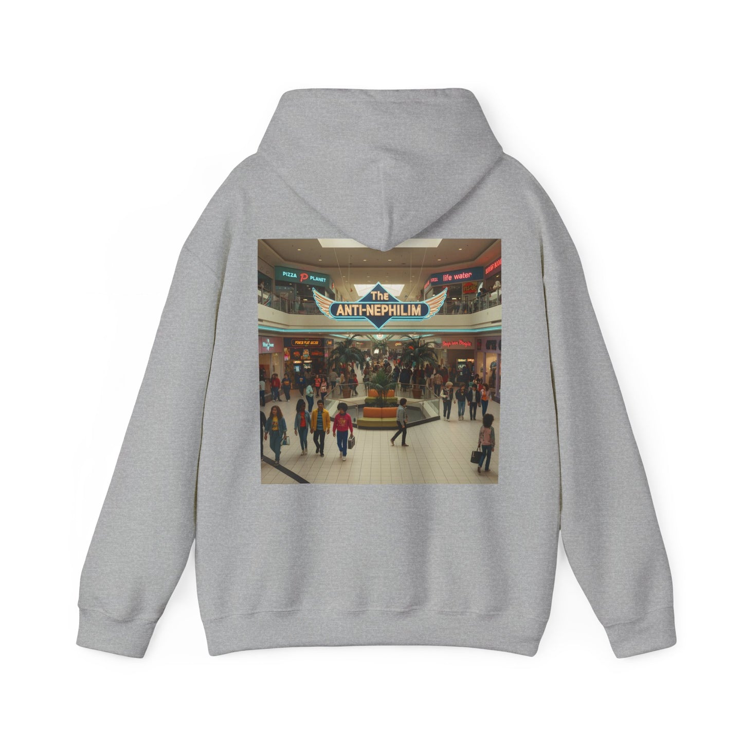 Retro mall anti nephilim hoodie (unisex), Kirk Ave. Apparel