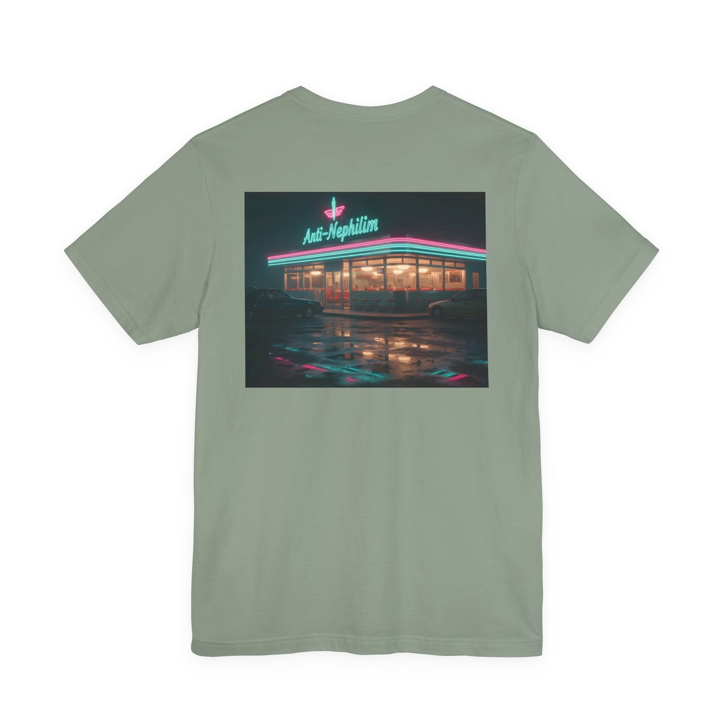 Retro diner anti nephilim t-shirt (unisex), Kirk Ave. Apparel