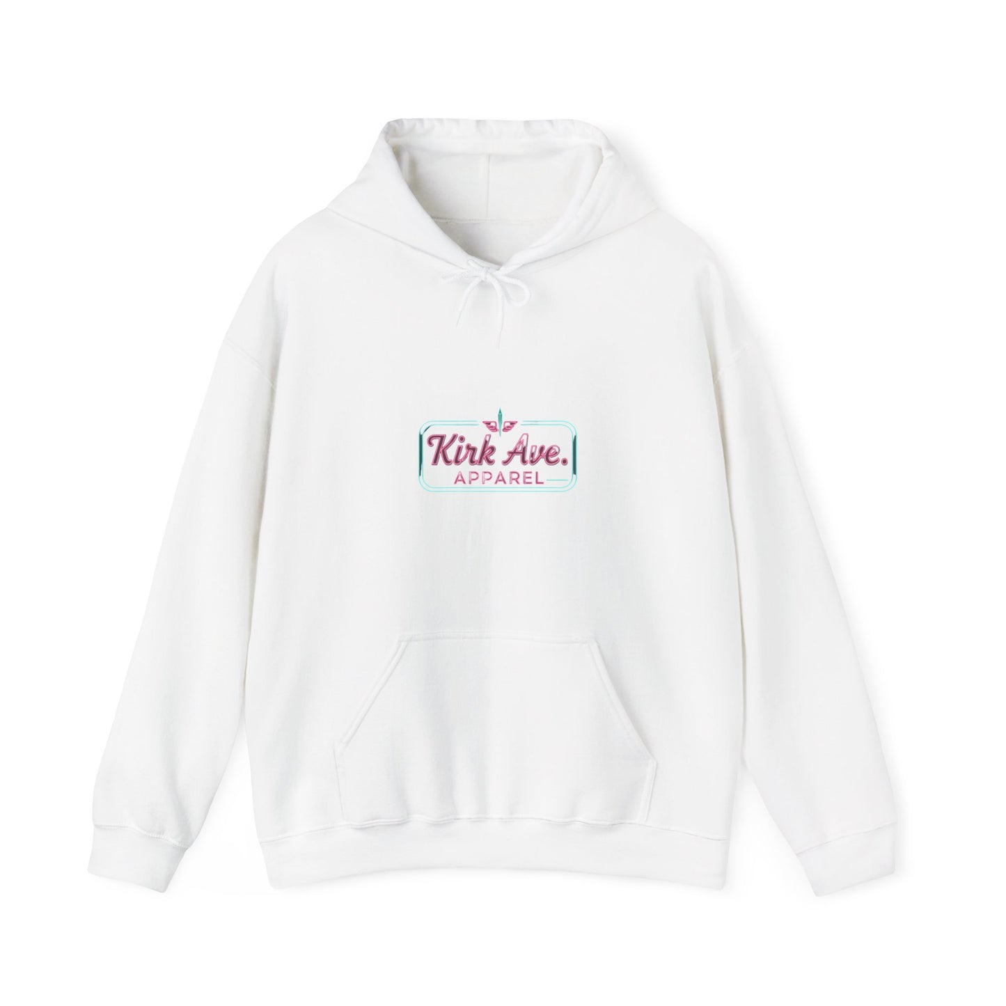 Retro neon burger joint anti nephilim hoodie (unisex), Kirk Ave. Apparel